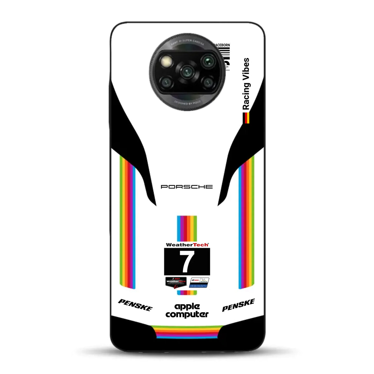 Porsche 963 Apple Retro Livery - Custodia per cellulare personalizzata per Xiaomi