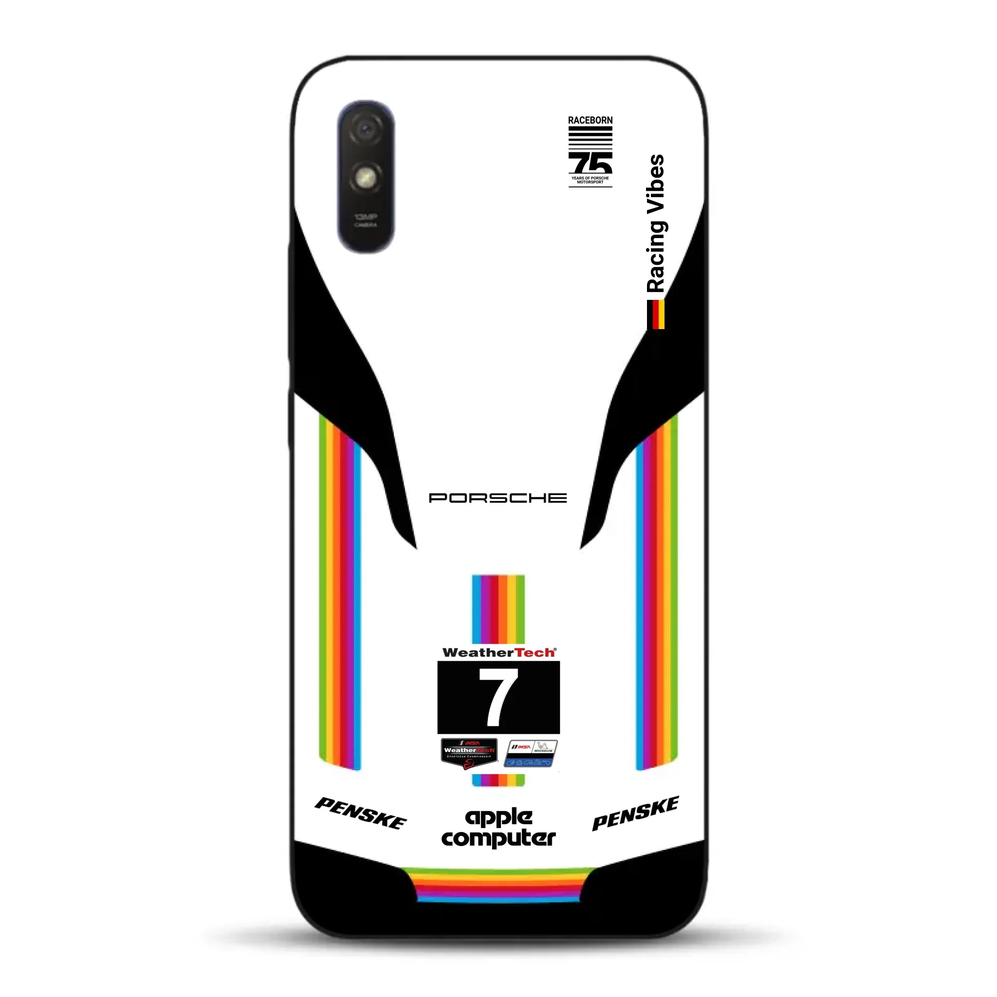 Porsche 963 Apple Retro Livery - Custodia per cellulare personalizzata per Xiaomi