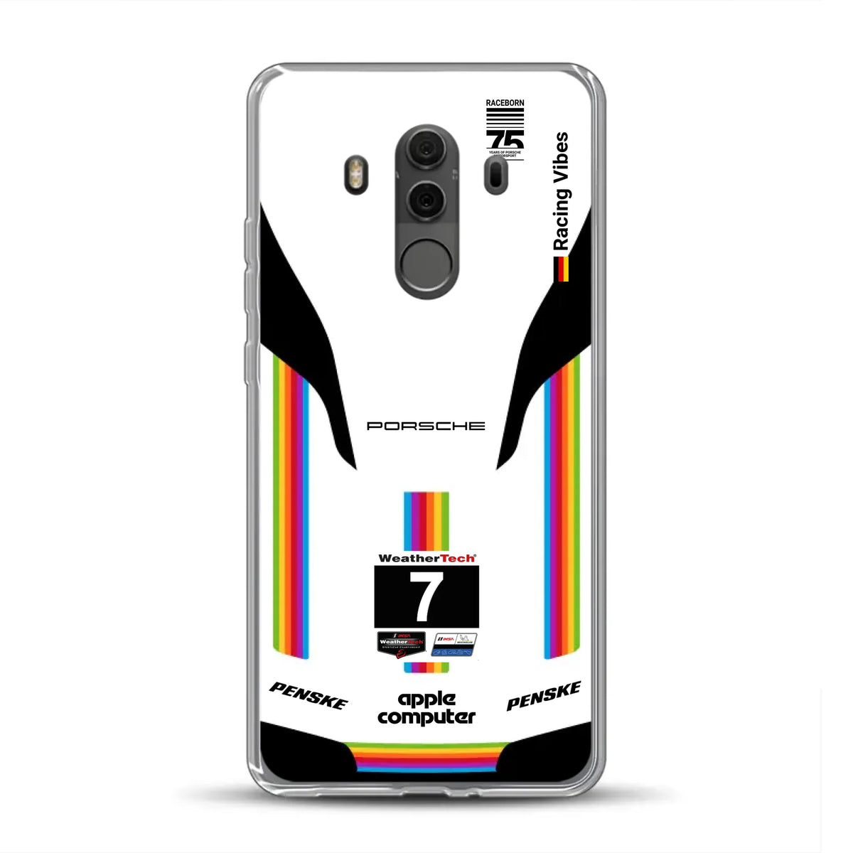 Porsche 963 Apple Retro Livery - Custodia per cellulare personalizzata per Huawei