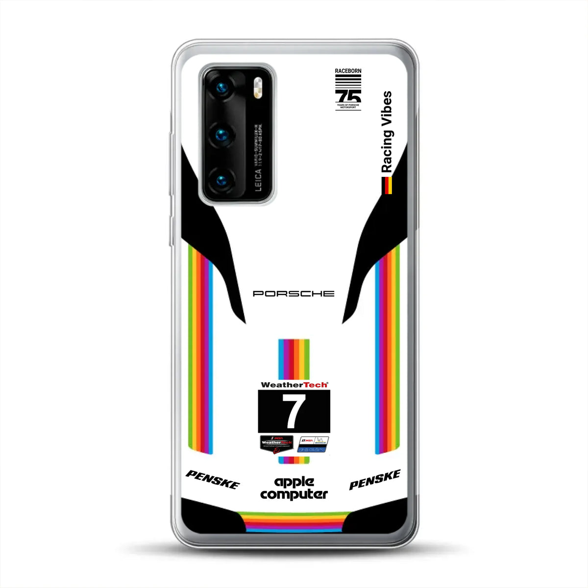 Porsche 963 Apple Retro Livery - Custodia per cellulare personalizzata per Huawei
