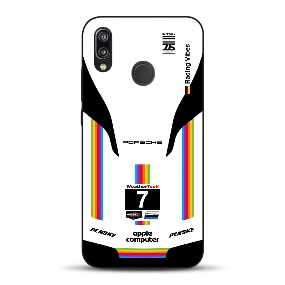 Porsche 963 Apple Retro Livery - Custodia per cellulare personalizzata per Huawei