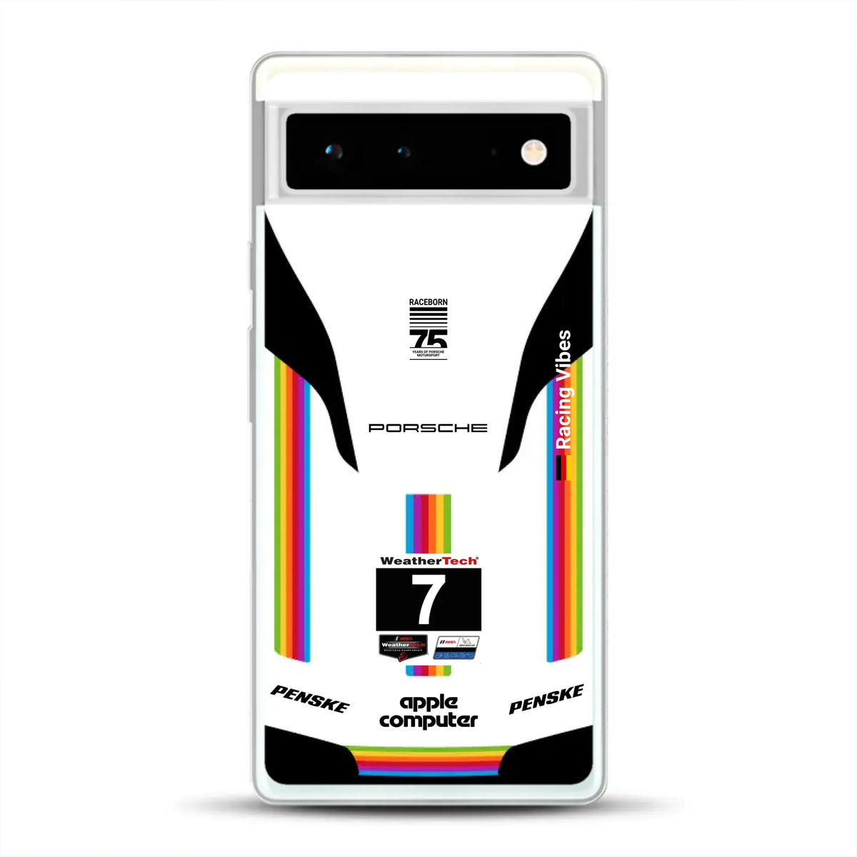 Porsche 963 Apple Retro Livery - Custodia per cellulare personalizzata per Google