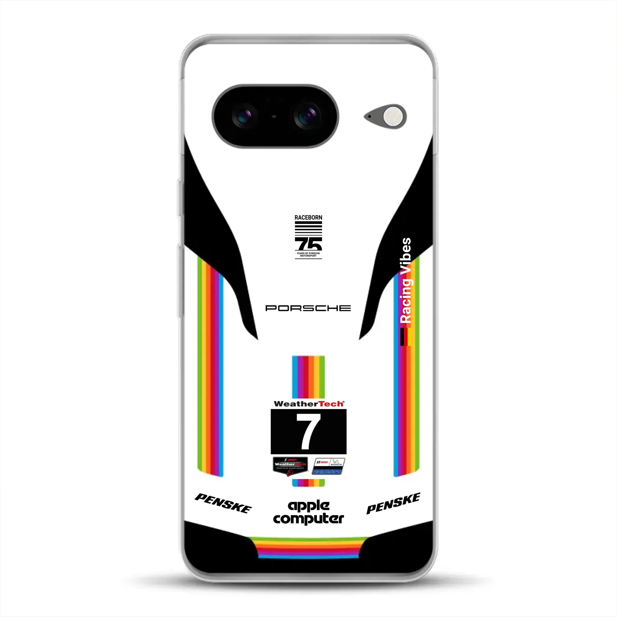 Porsche 963 Apple Retro Livery - Custodia per cellulare personalizzata per Google