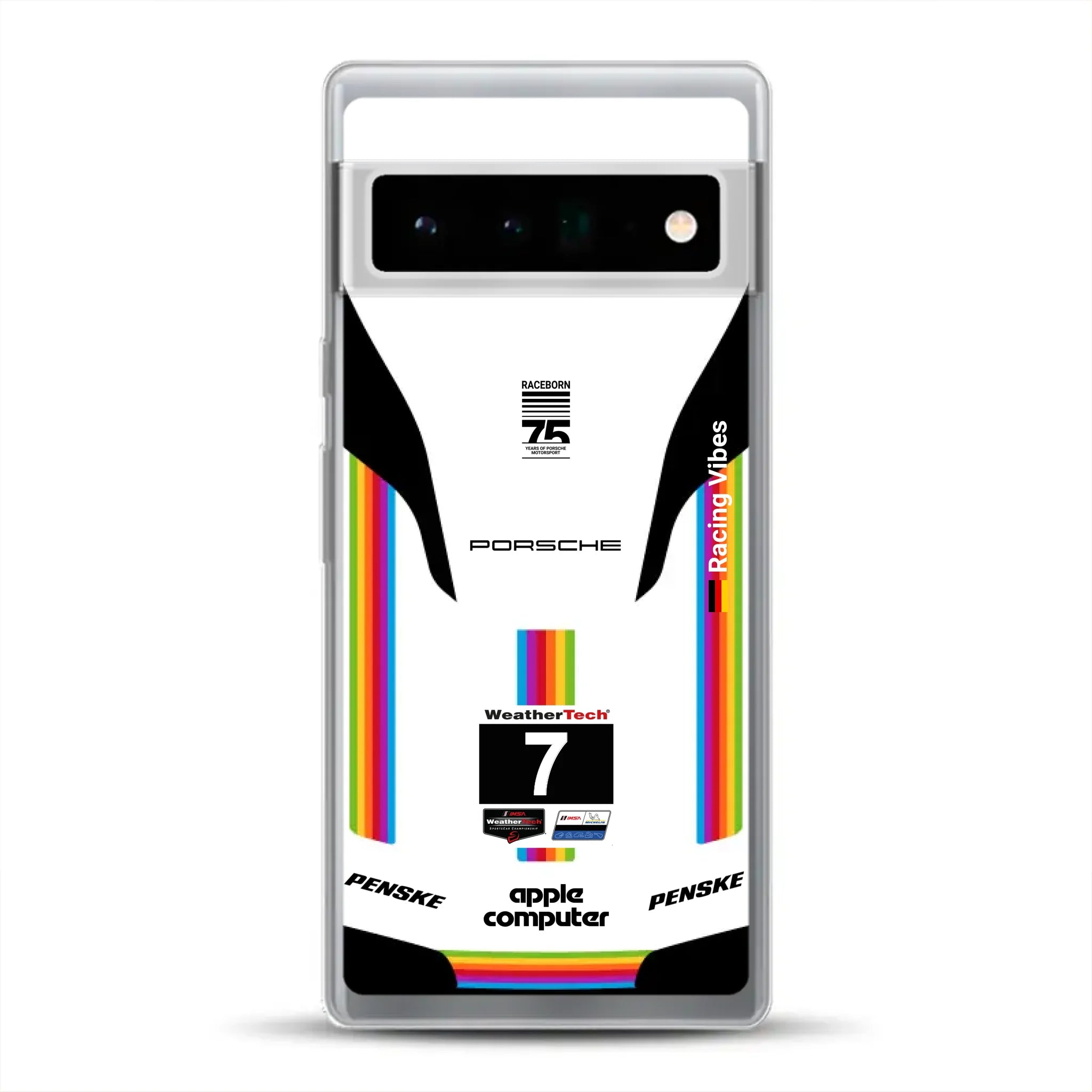 Porsche 963 Apple Retro Livery - Individuelle Handyhülle für Google