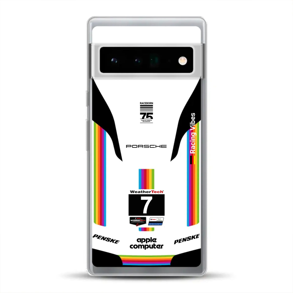 Porsche 963 Apple Retro Livery - Custodia per cellulare personalizzata per Google