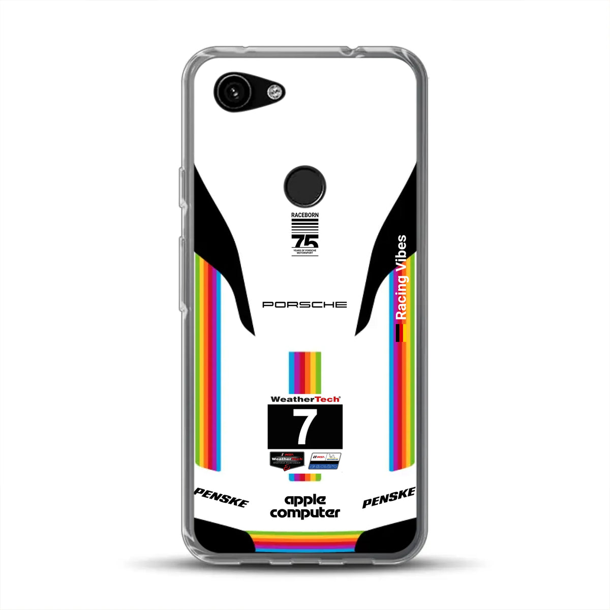 Porsche 963 Apple Retro Livery - Custodia per cellulare personalizzata per Google
