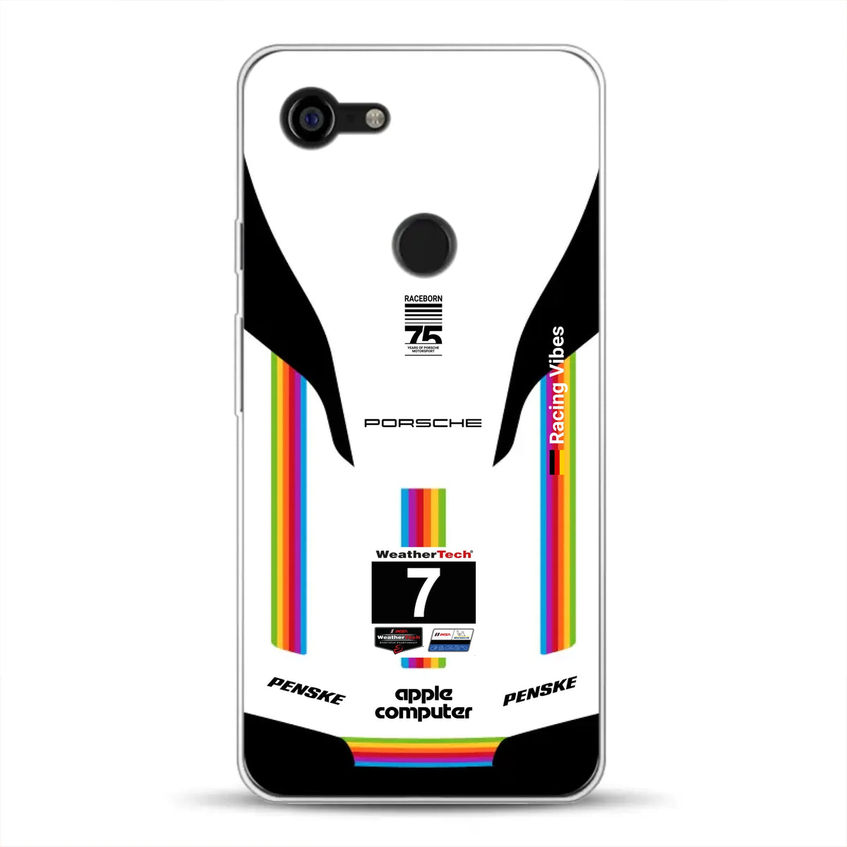Porsche 963 Apple Retro Livery - Custodia per cellulare personalizzata per Google