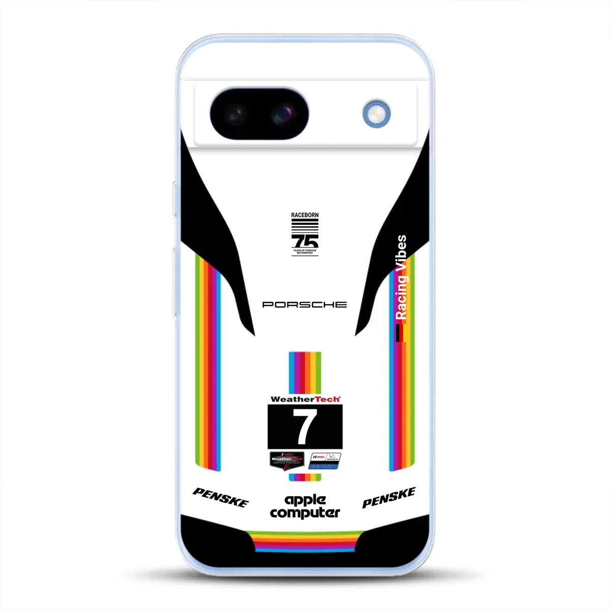Porsche 963 Apple Retro Livery - Custodia per cellulare personalizzata per Google