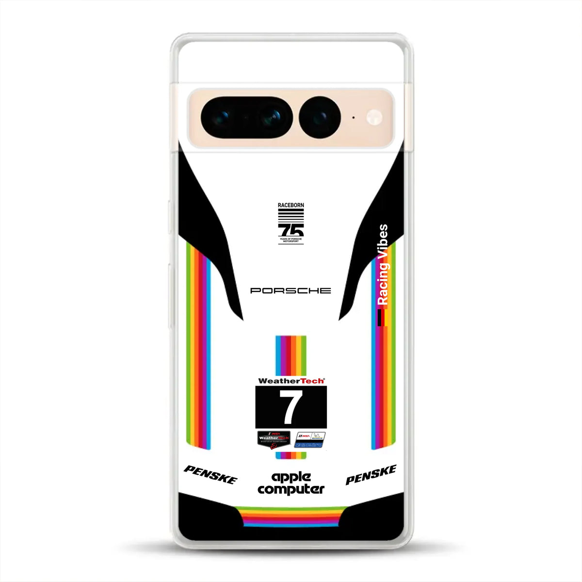 Porsche 963 Apple Retro Livery - Custodia per cellulare personalizzata per Google