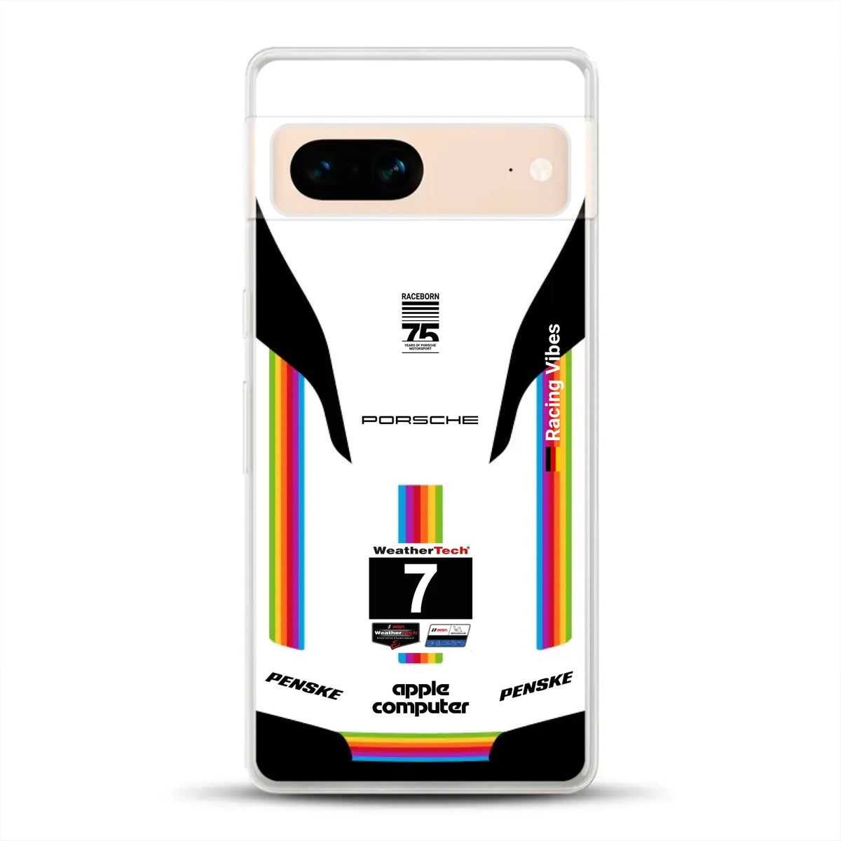 Porsche 963 Apple Retro Livery - Custodia per cellulare personalizzata per Google