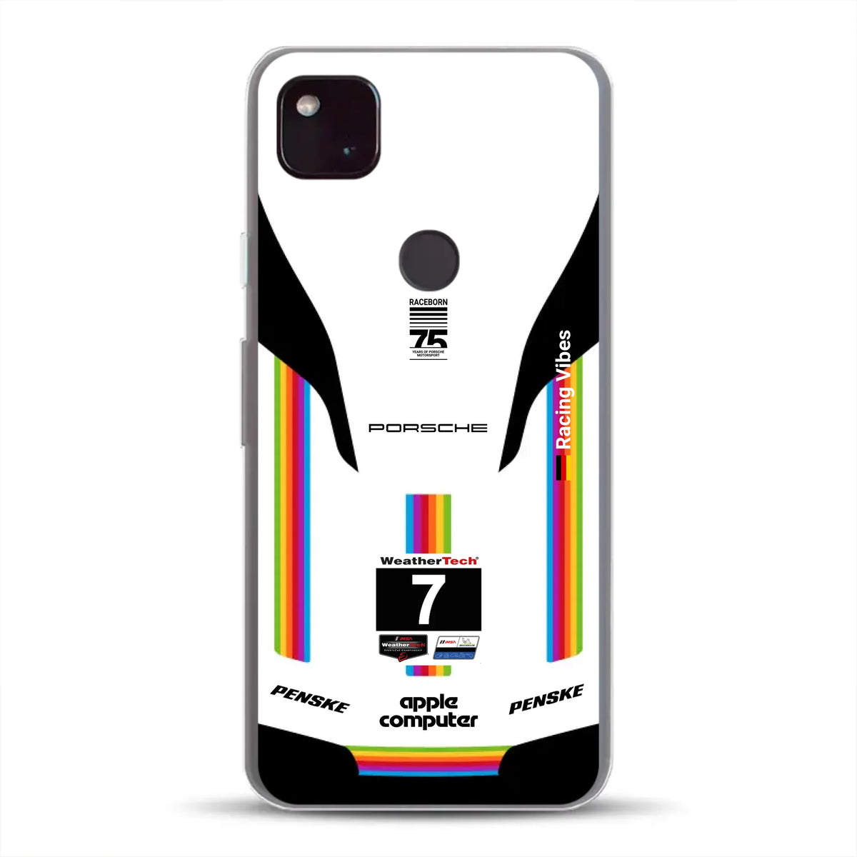 Porsche 963 Apple Retro Livery - Custodia per cellulare personalizzata per Google