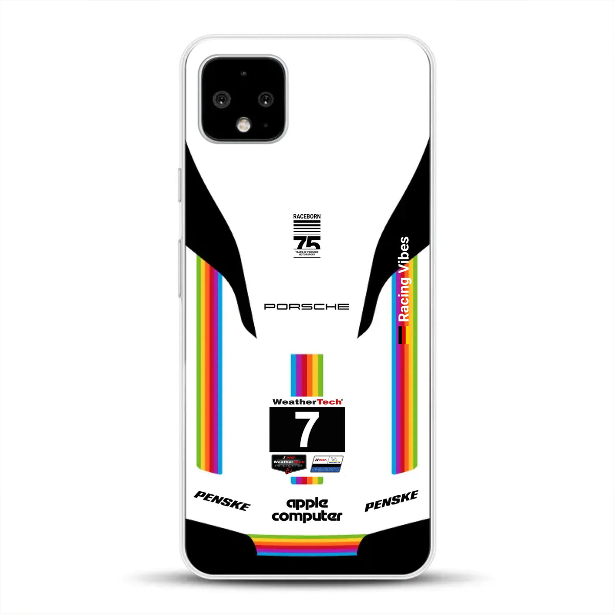 Porsche 963 Apple Retro Livery - Custodia per cellulare personalizzata per Google