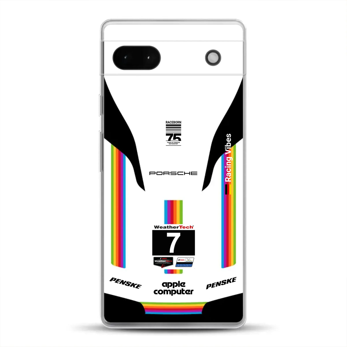 Porsche 963 Apple Retro Livery - Custodia per cellulare personalizzata per Google