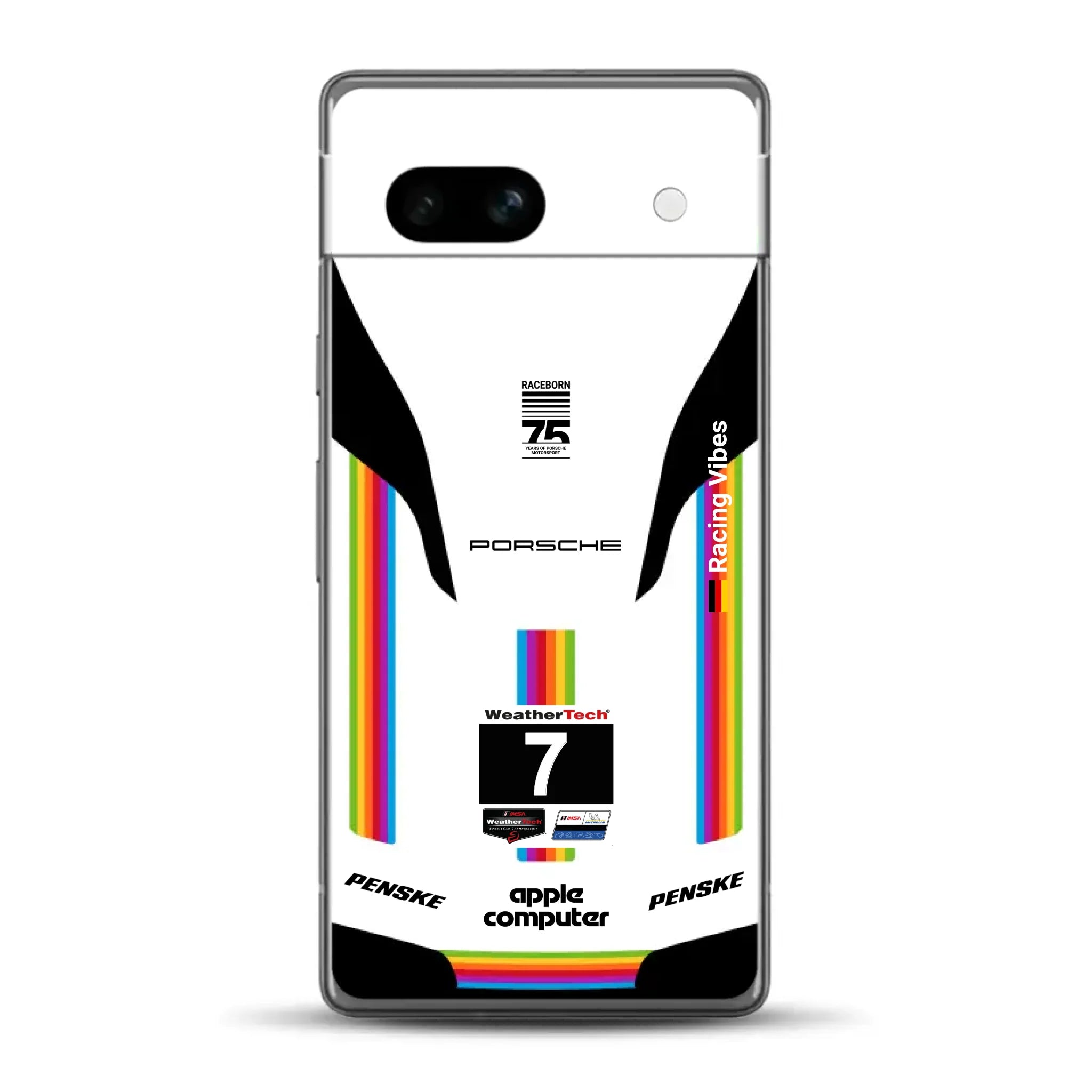 Porsche 963 Apple Retro Livery - Individuelle Handyhülle für Google