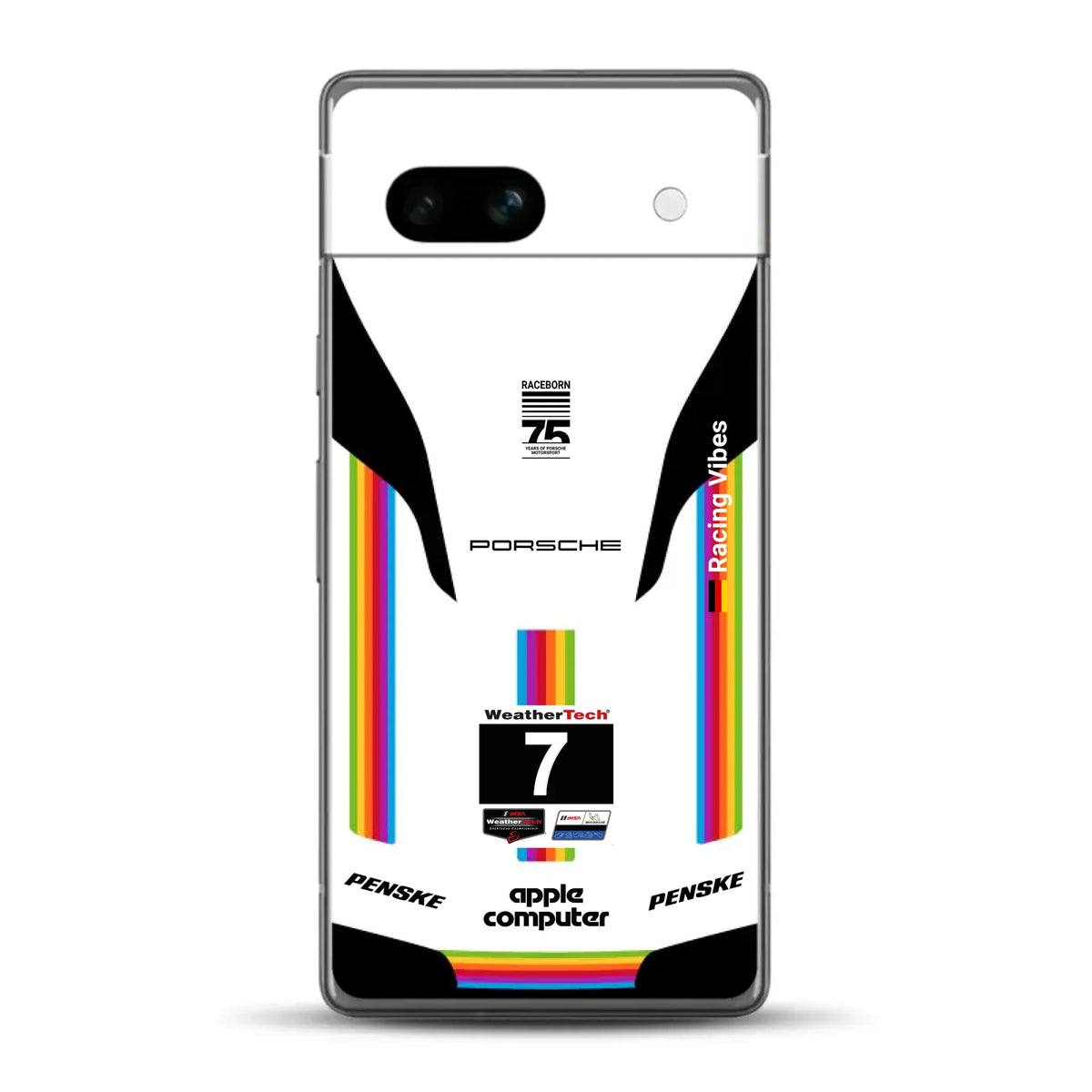 Porsche 963 Apple Retro Livery - Custodia per cellulare personalizzata per Google