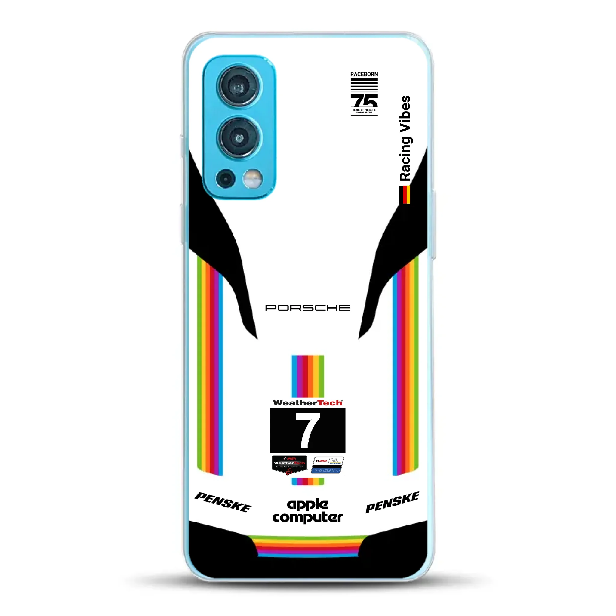 Porsche 963 Apple Retro Livery - Individuelle Handyhülle
