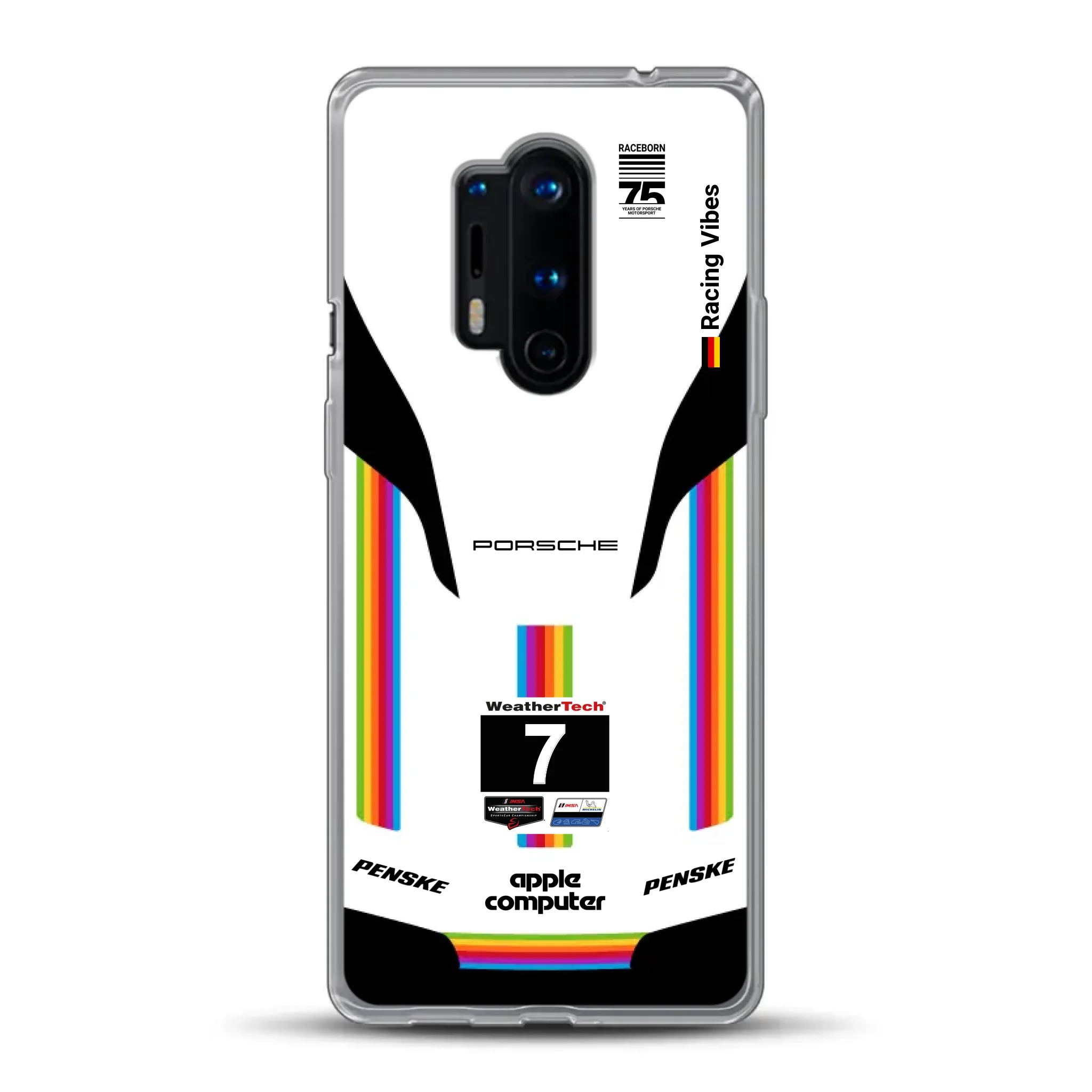 Porsche 963 Apple Retro Livery - Individuelle Handyhülle