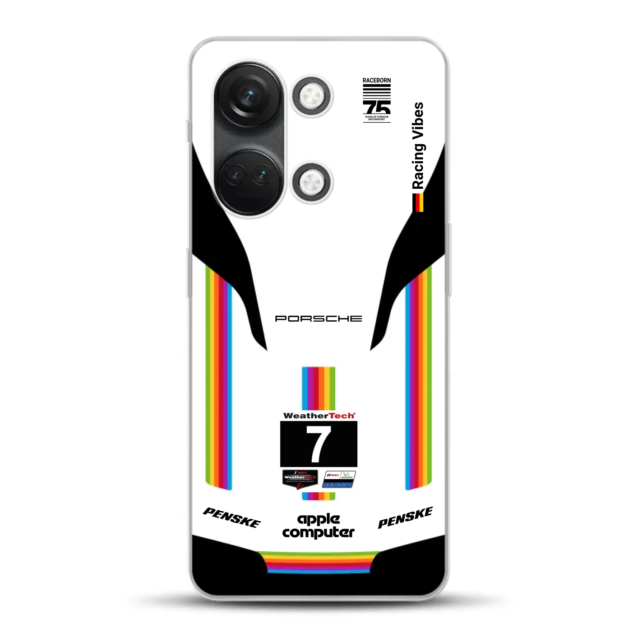 Porsche 963 Apple Retro Livery - Individuelle Handyhülle