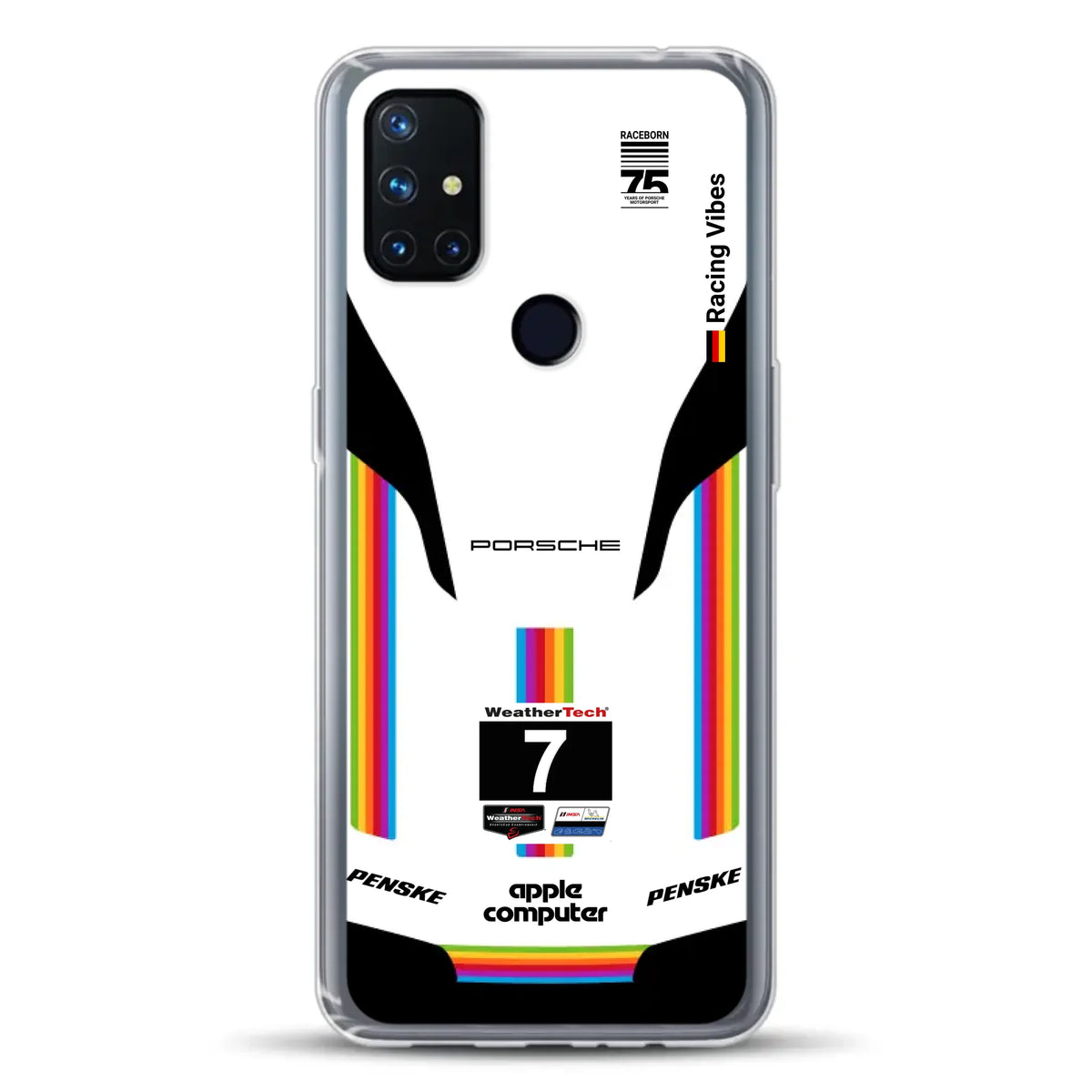 Porsche 963 Apple Retro Livery - Housse de téléphone portable personnalisée