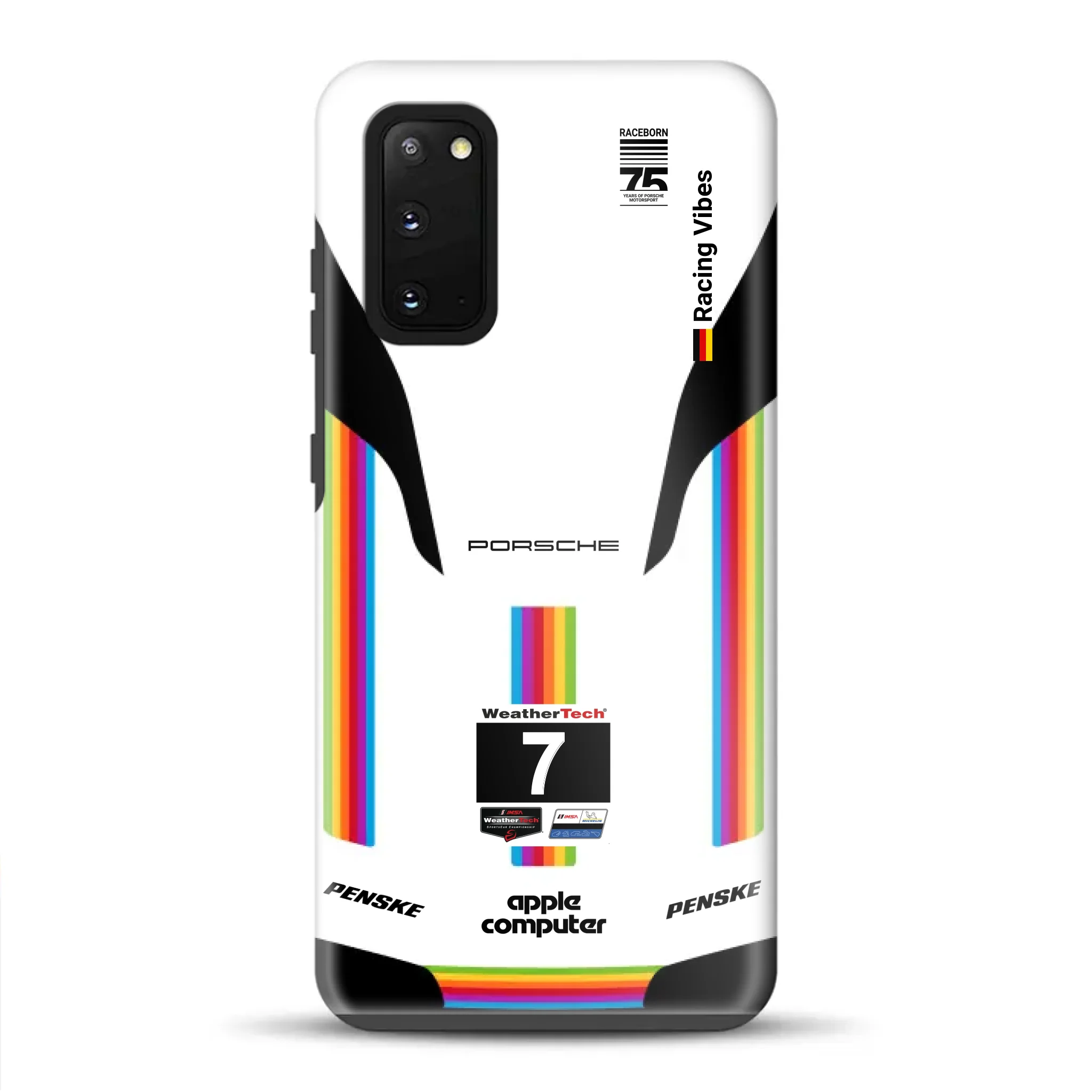 Porsche 963 Apple Retro Livery - Personnalisé Premium Case pour Samsung