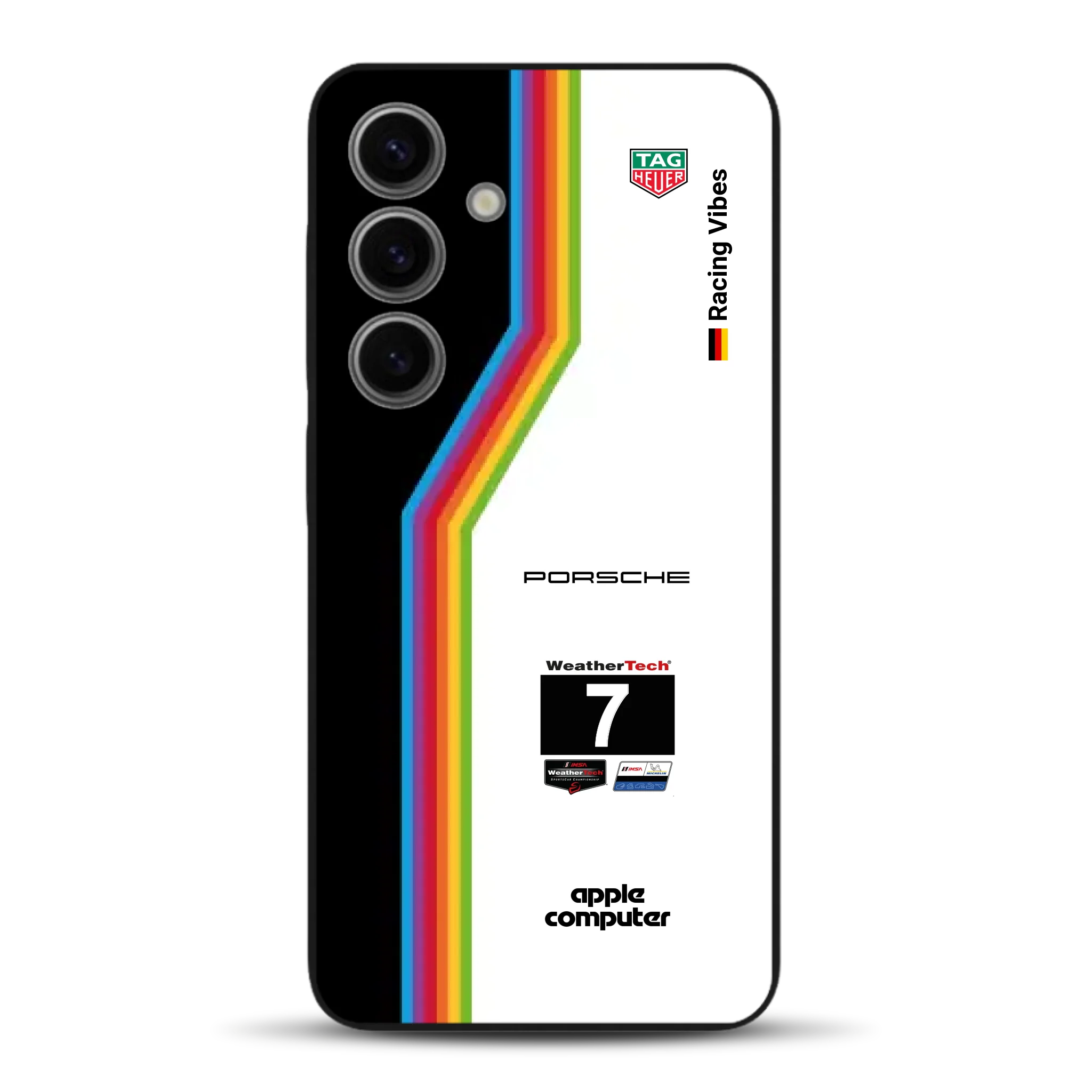 Porsche 963 Apple Retro Livery - Individuelle Handyhülle für Samsung