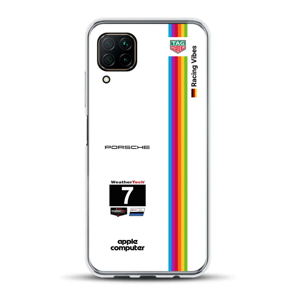 Porsche 963 Apple Retro Livery - Custodia per cellulare personalizzata per Huawei