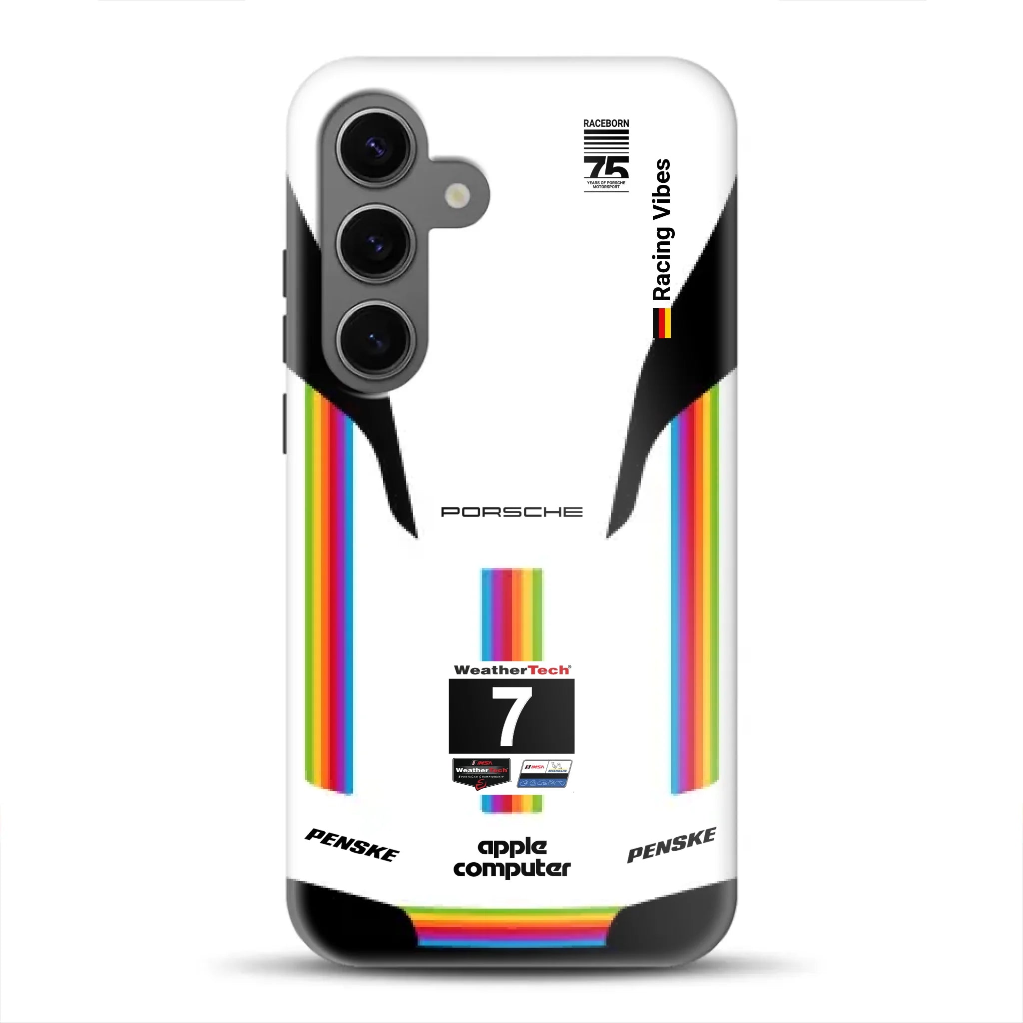 Porsche 963 Apple Retro Livery - Personnalisé Premium Case pour Samsung