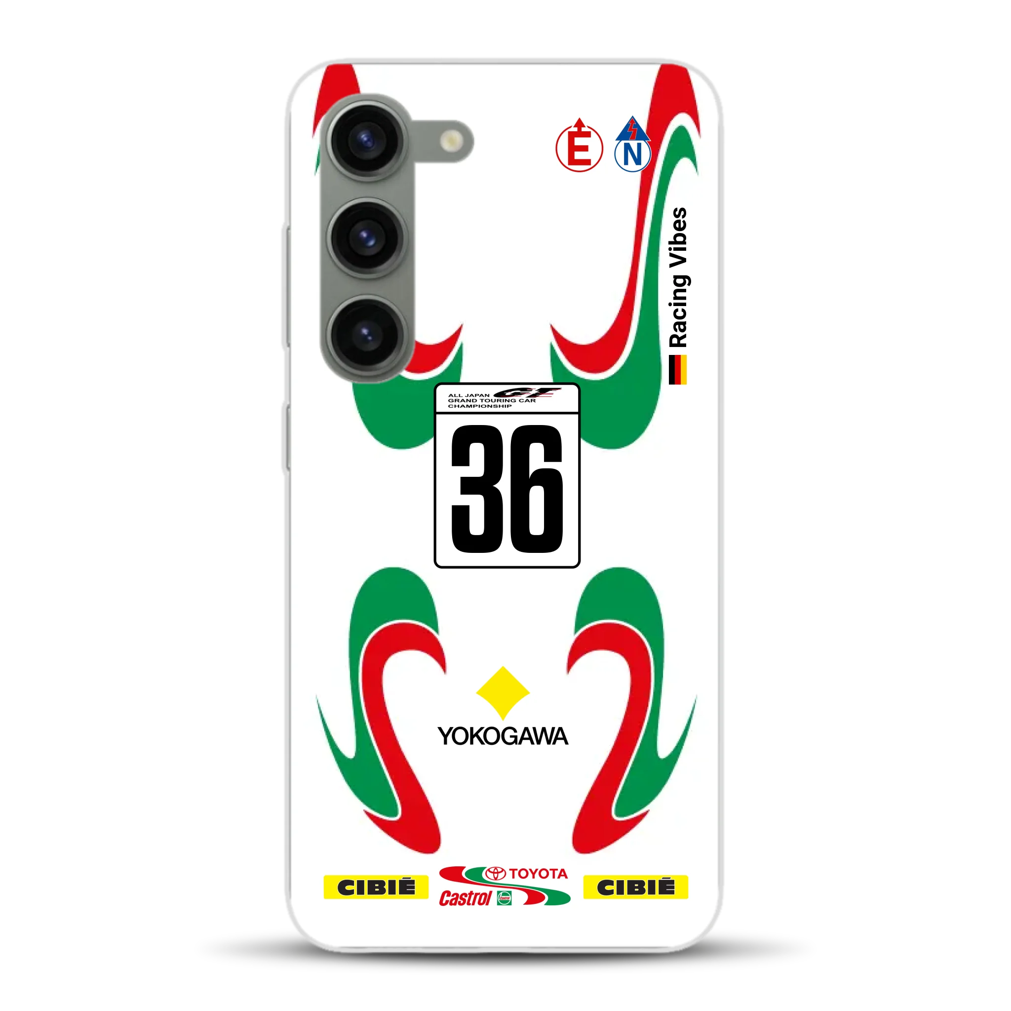 Castrol TOM’S Supra GT500 Livery - Individuelle Handyhülle für Samsung
