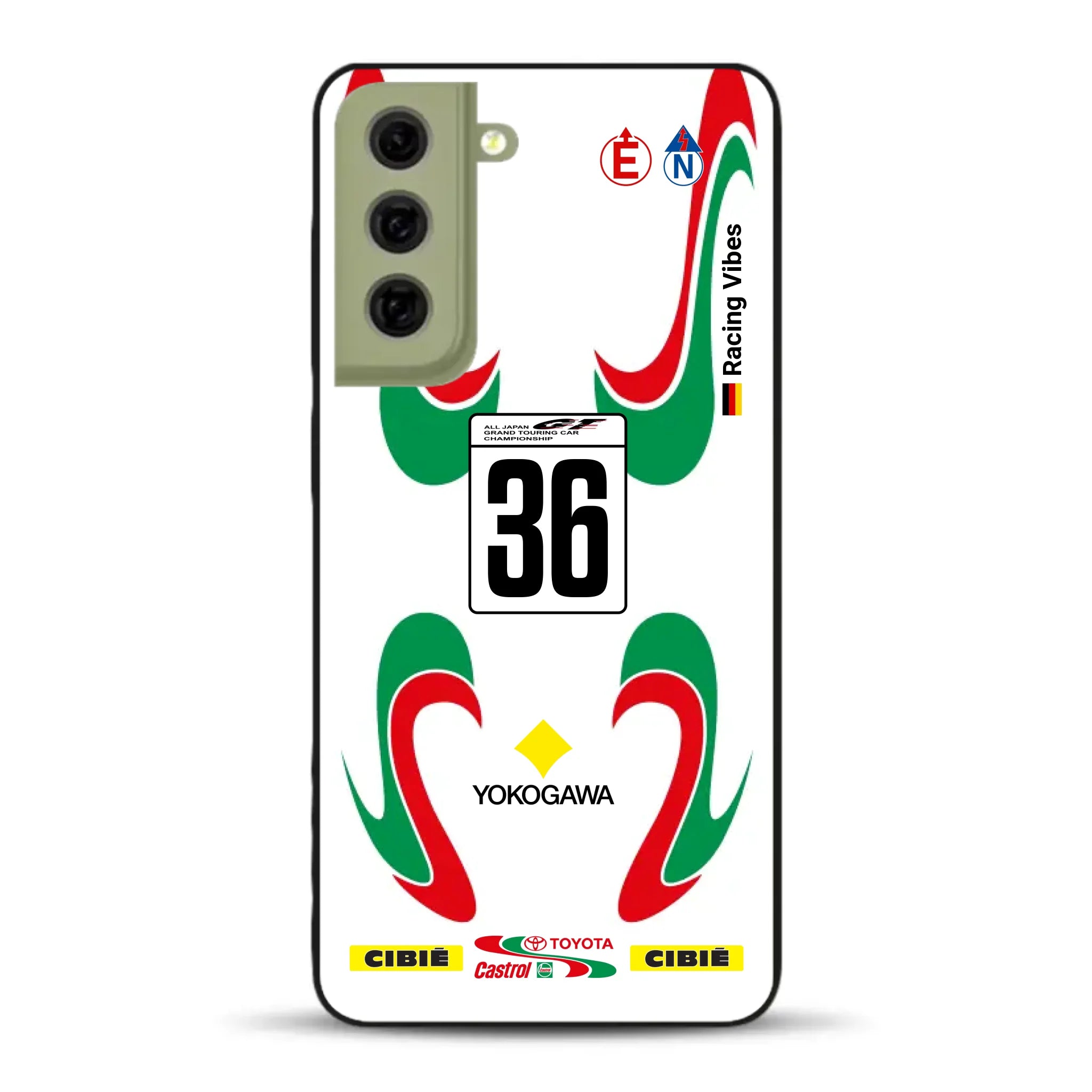 Castrol TOM’S Supra GT500 Livery - Individuelle Handyhülle für Samsung