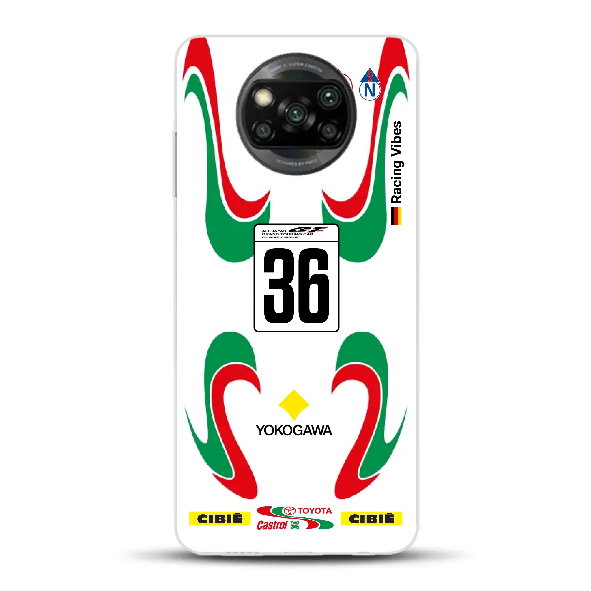 Castrol TOM’S Supra GT500 Livery - Individuelle Handyhülle für Xiaomi