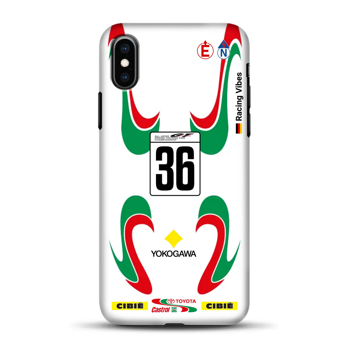 Castrol TOM’S Supra GT500 Livery - Individuelle Premium Hülle für iPhone