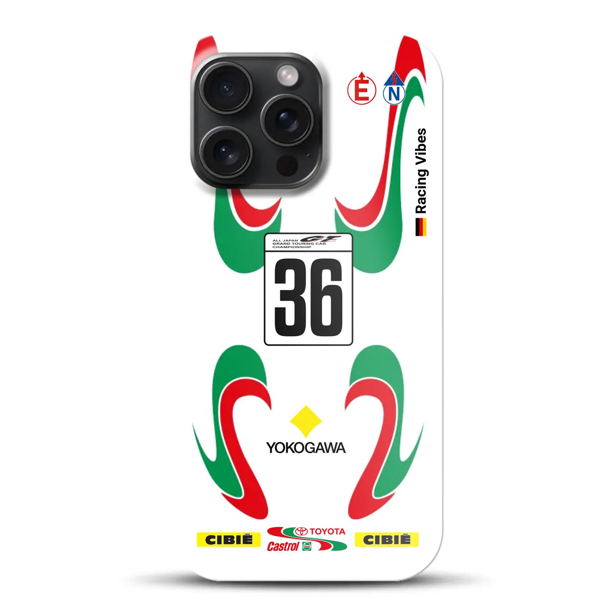 Castrol TOM’S Supra GT500 Livery - Individuelle Premium Hülle für iPhone