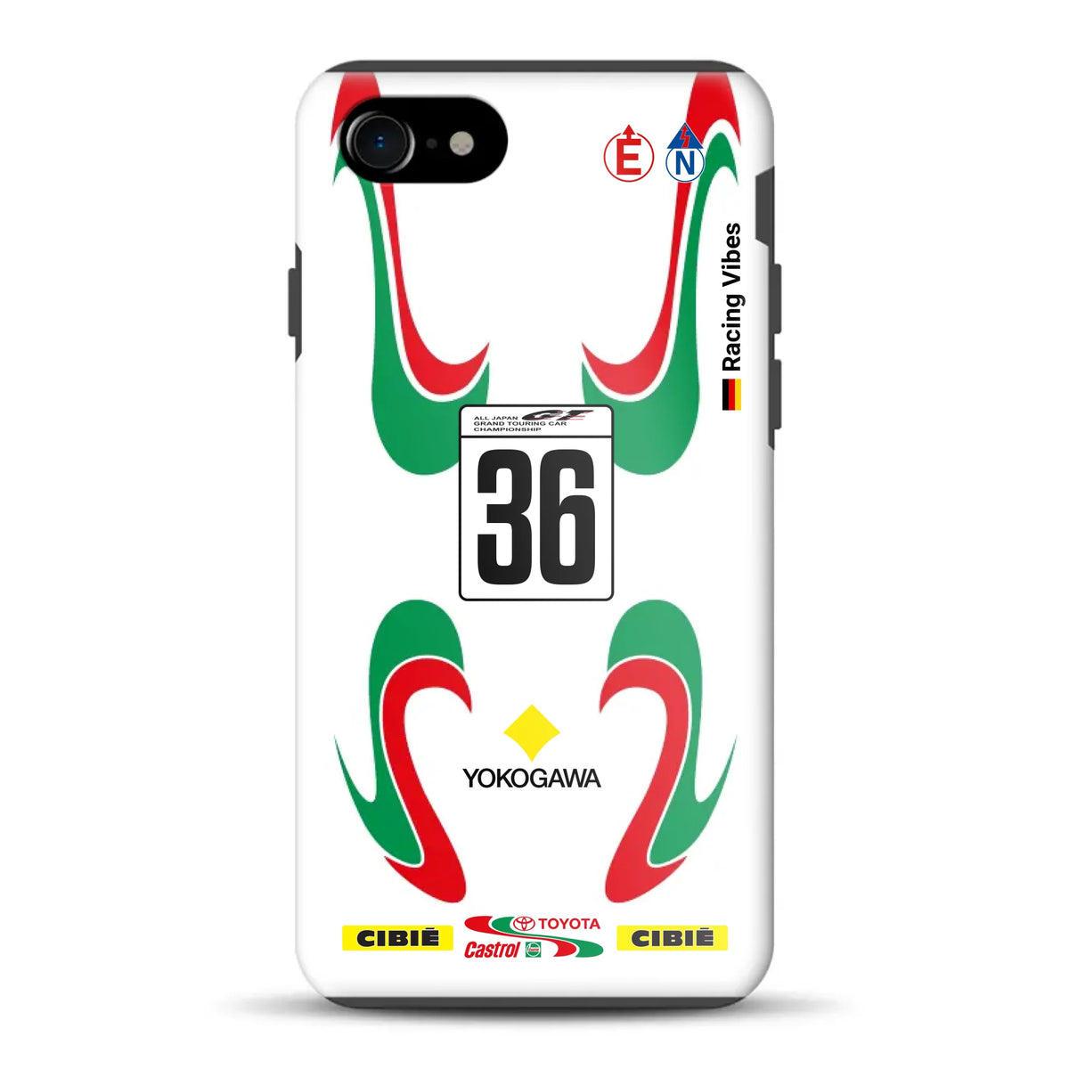 Castrol TOM’S Supra GT500 Livery - Individuelle Premium Hülle für iPhone