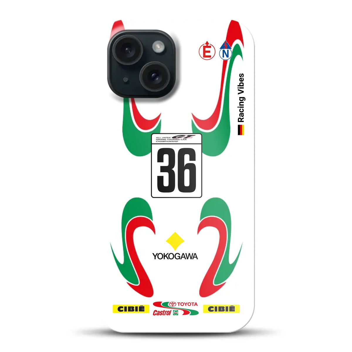 Castrol TOM’S Supra GT500 Livery - Individuelle Premium Hülle für iPhone