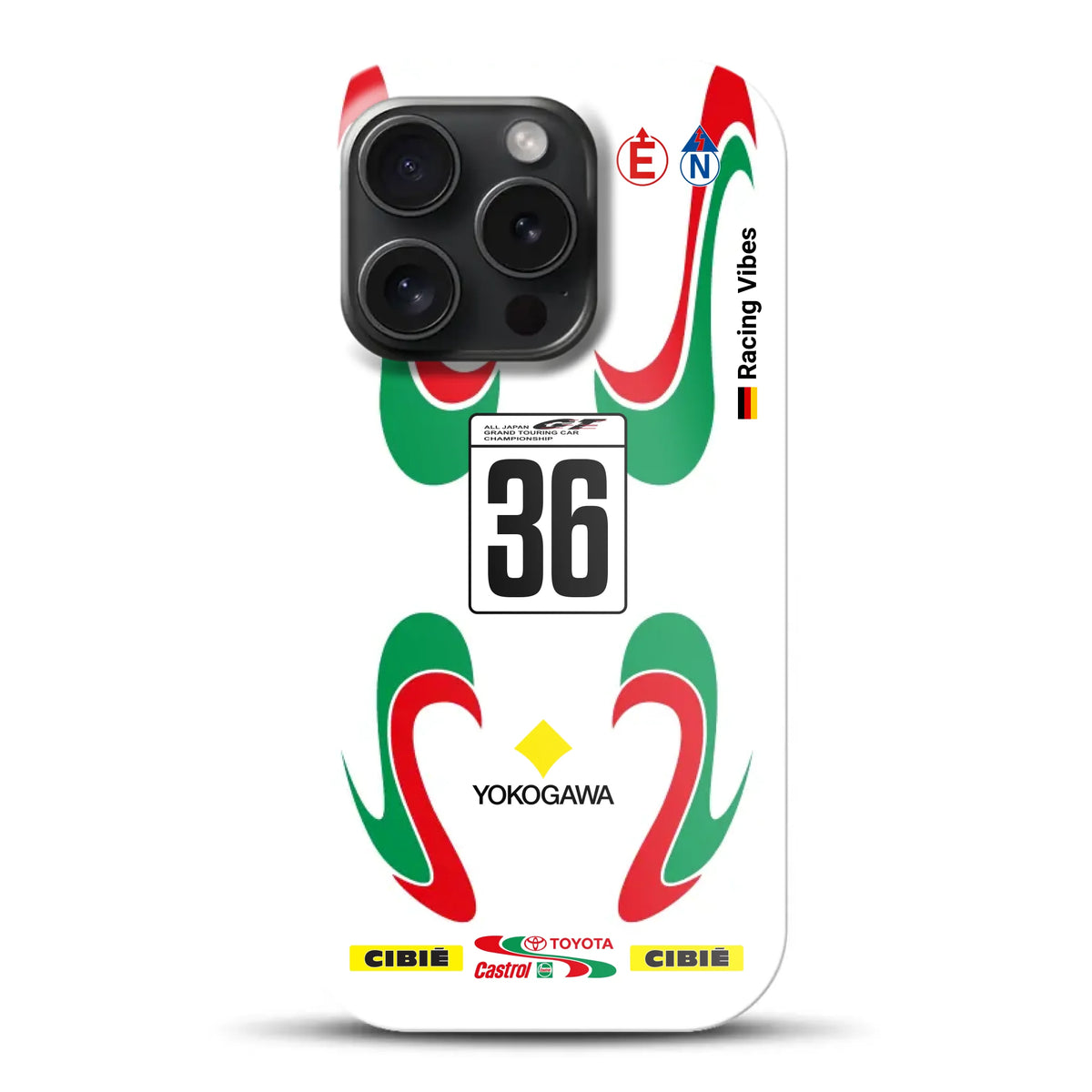 Castrol TOM’S Supra GT500 Livery - Individuelle Premium Hülle für iPhone
