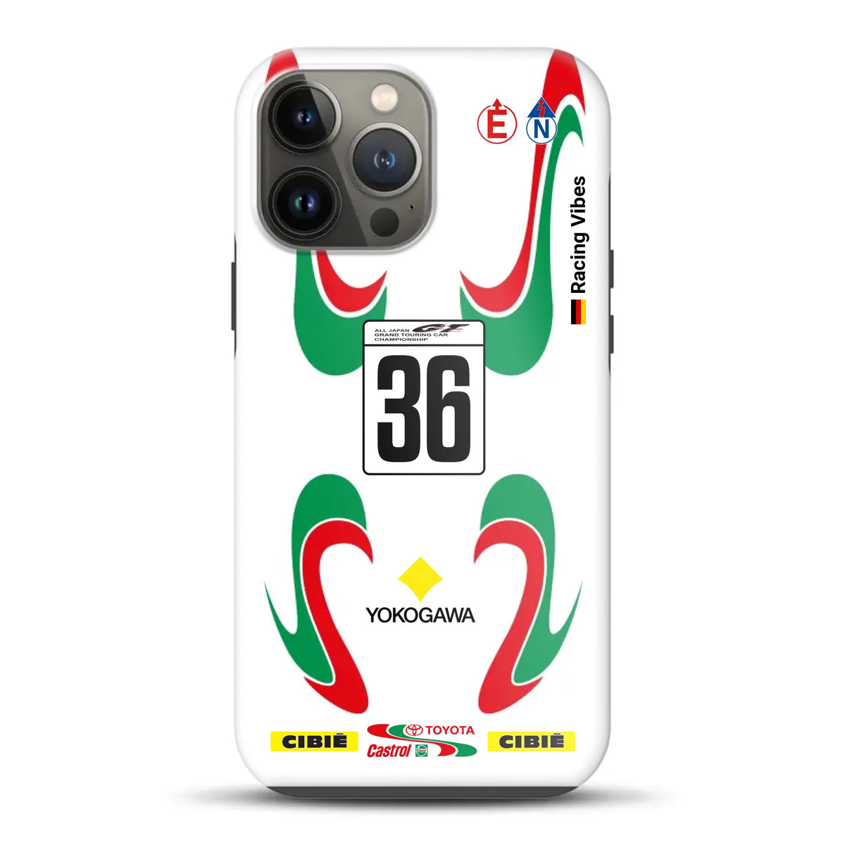 Castrol TOM’S Supra GT500 Livery - Individuelle Premium Hülle für iPhone