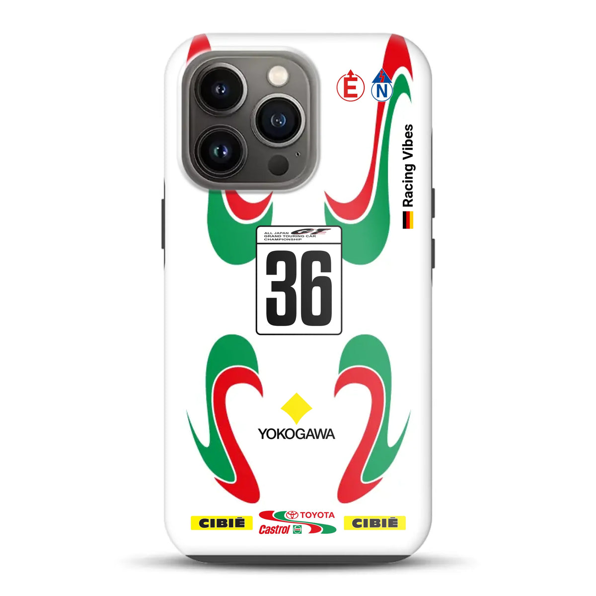 Castrol TOM’S Supra GT500 Livery - Individuelle Premium Hülle für iPhone