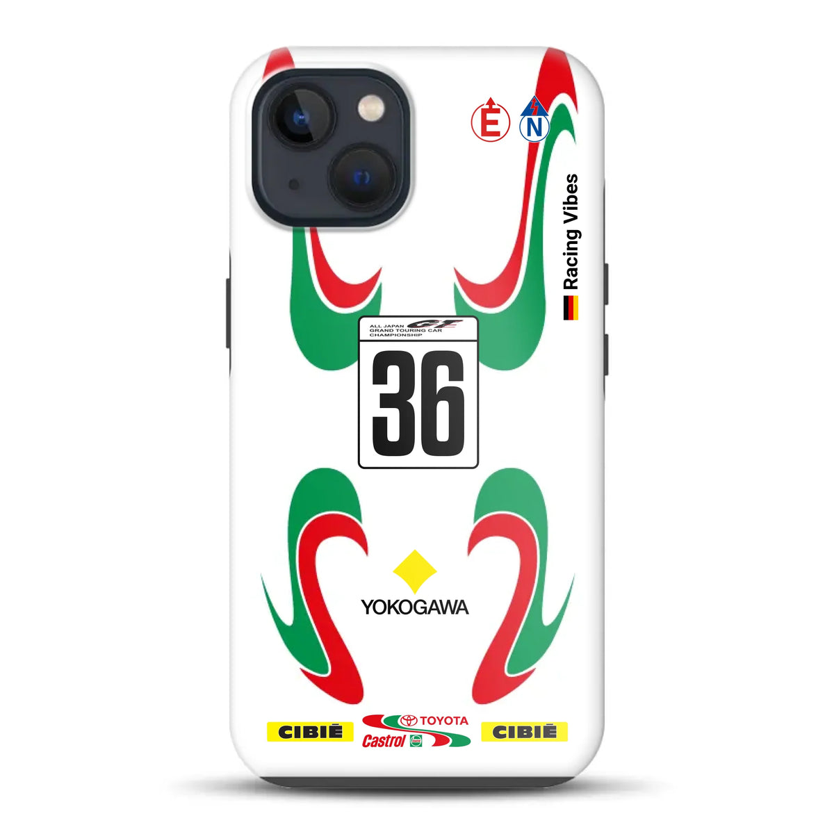 Castrol TOM’S Supra GT500 Livery - Individuelle Premium Hülle für iPhone