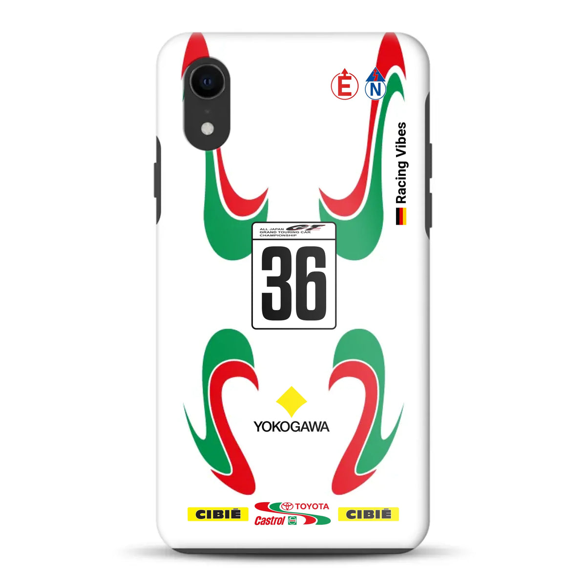 Castrol TOM’S Supra GT500 Livery - Individuelle Premium Hülle für iPhone