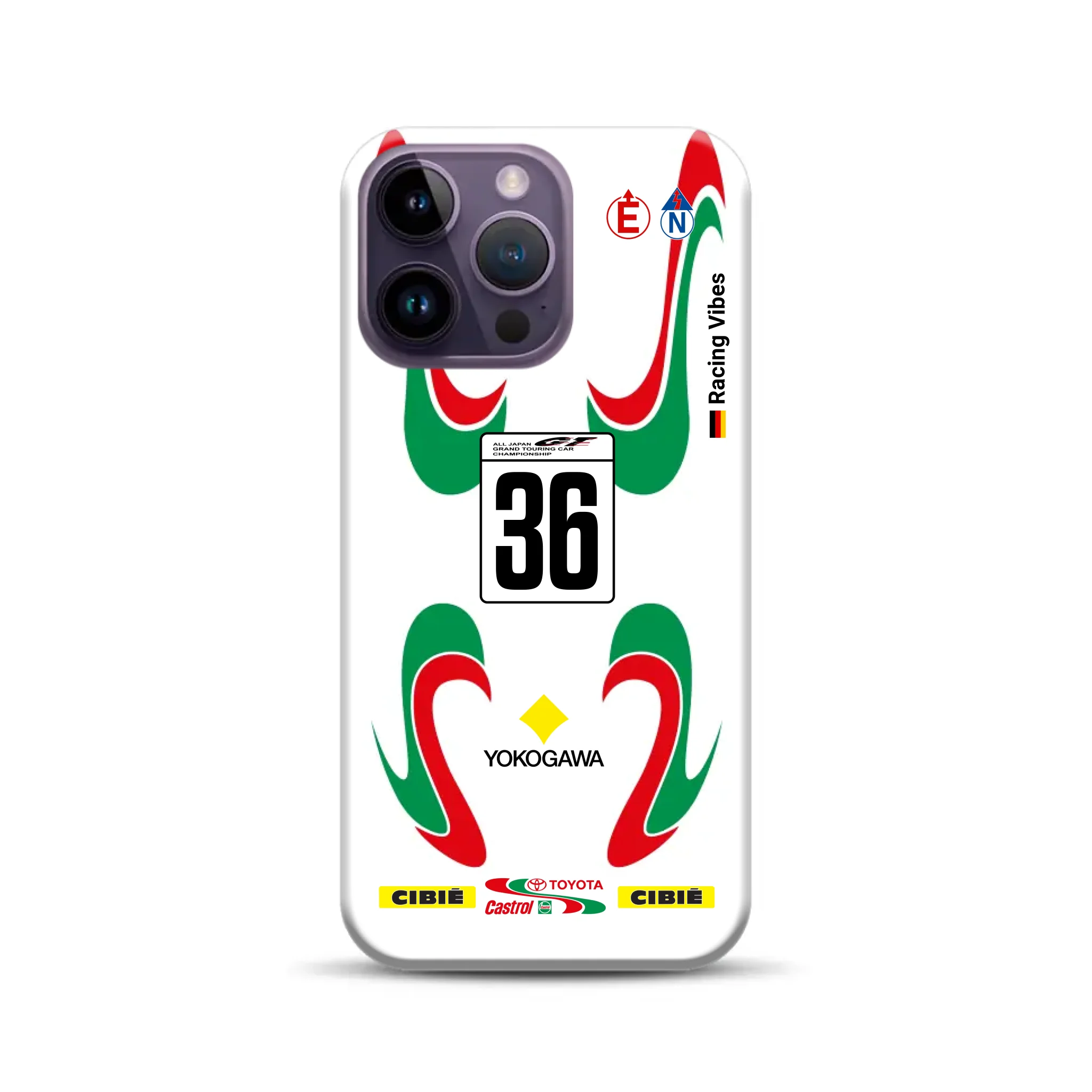 Castrol TOM’S Supra GT500 Livery - Individuelle Premium Hülle für iPhone