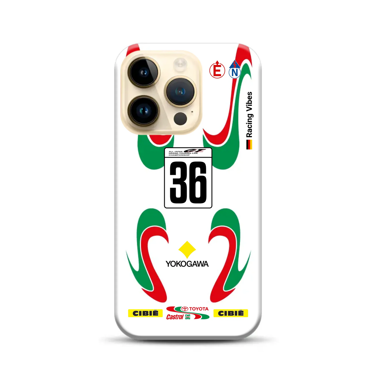 Castrol TOM’S Supra GT500 Livery - Individuelle Premium Hülle für iPhone