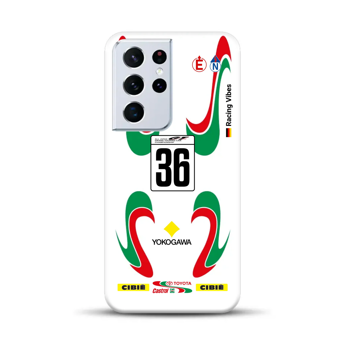 Castrol TOM’S Supra GT500 Livery - Individuelle Premium Hülle für Samsung