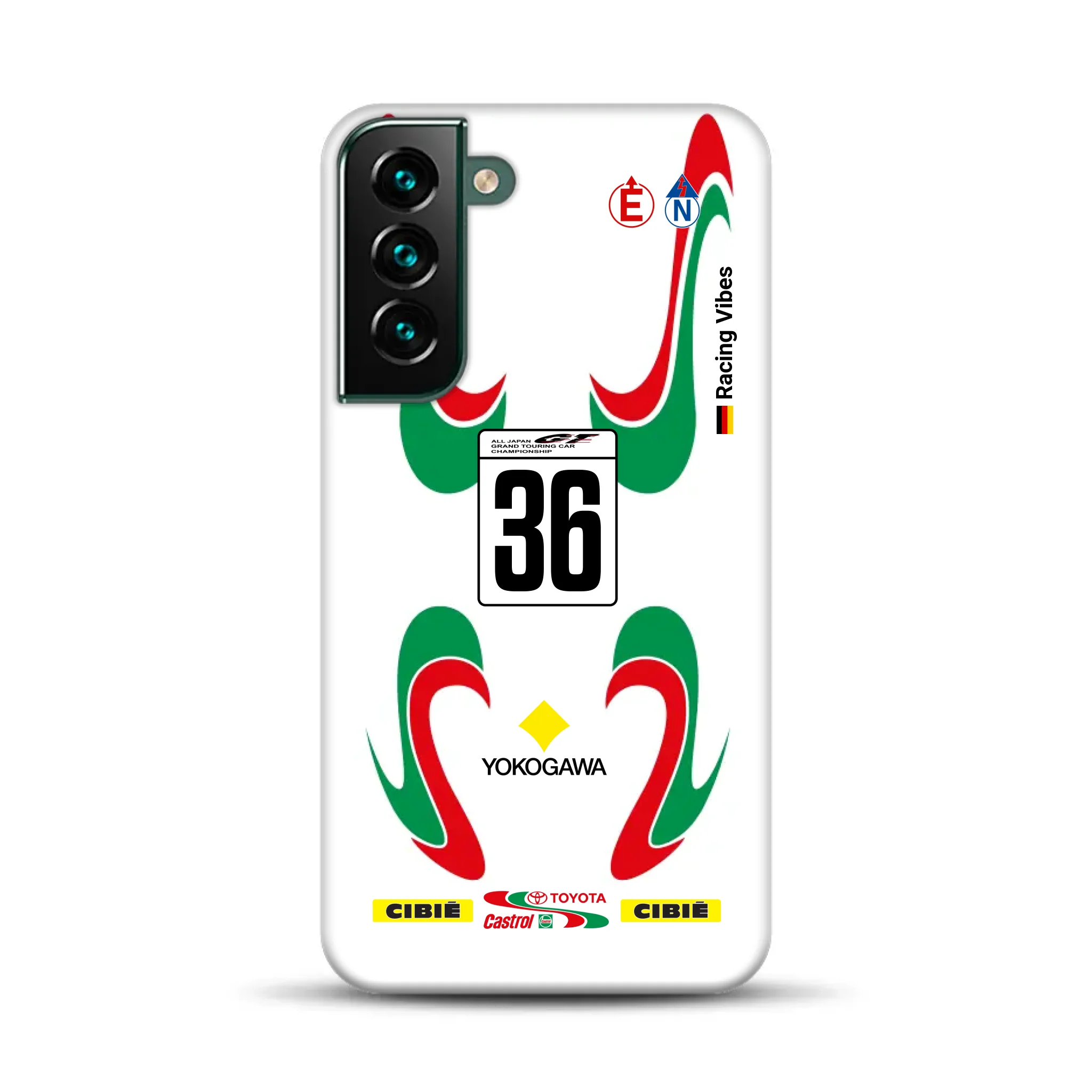 Castrol TOM’S Supra GT500 Livery - Individuelle Premium Hülle für Samsung