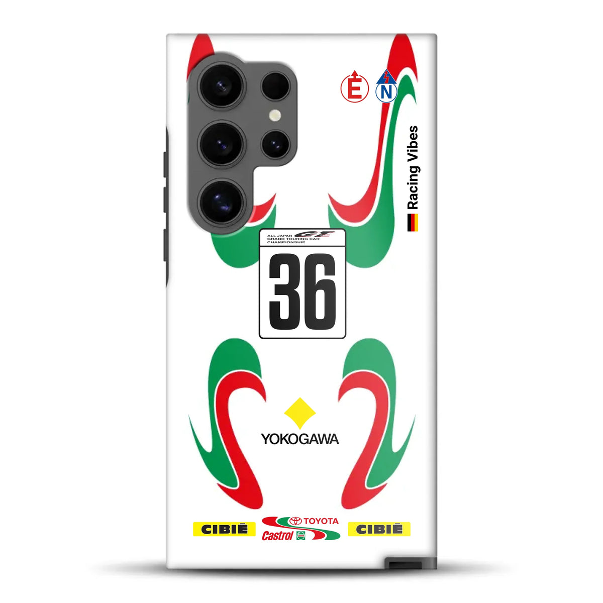 Castrol TOM’S Supra GT500 Livery - Individuelle Premium Hülle für Samsung