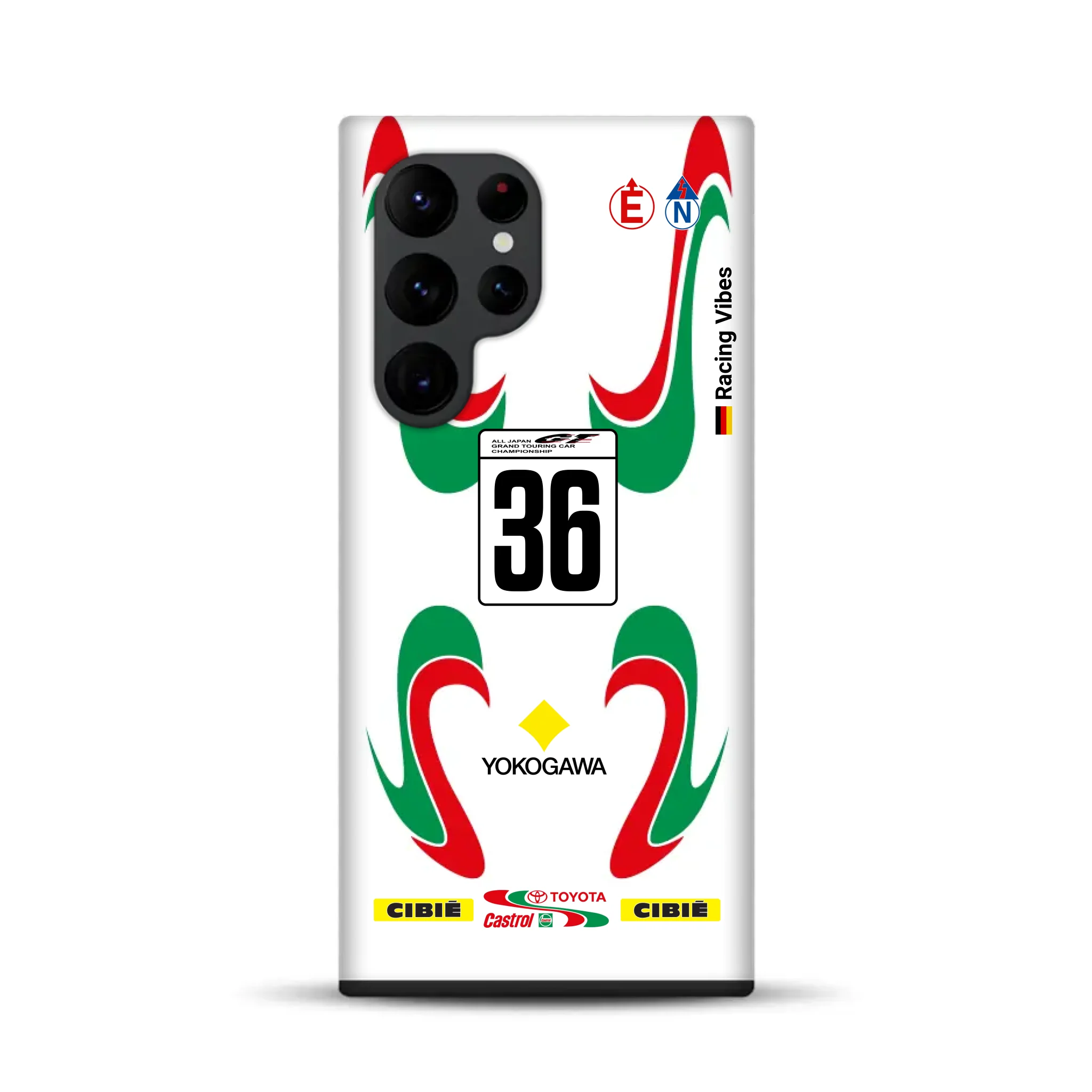 Castrol TOM’S Supra GT500 Livery - Individuelle Premium Hülle für Samsung