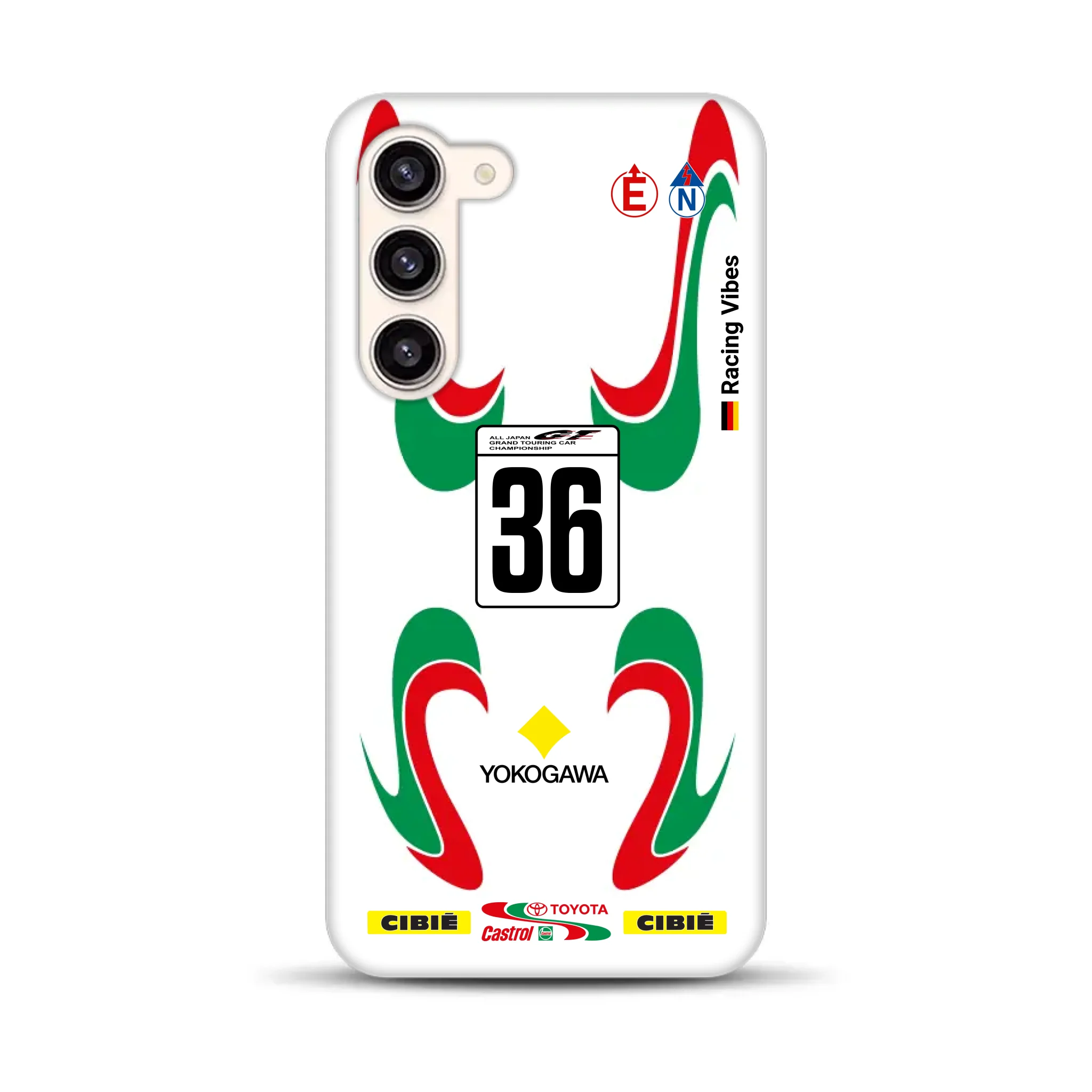 Castrol TOM’S Supra GT500 Livery - Individuelle Premium Hülle für Samsung