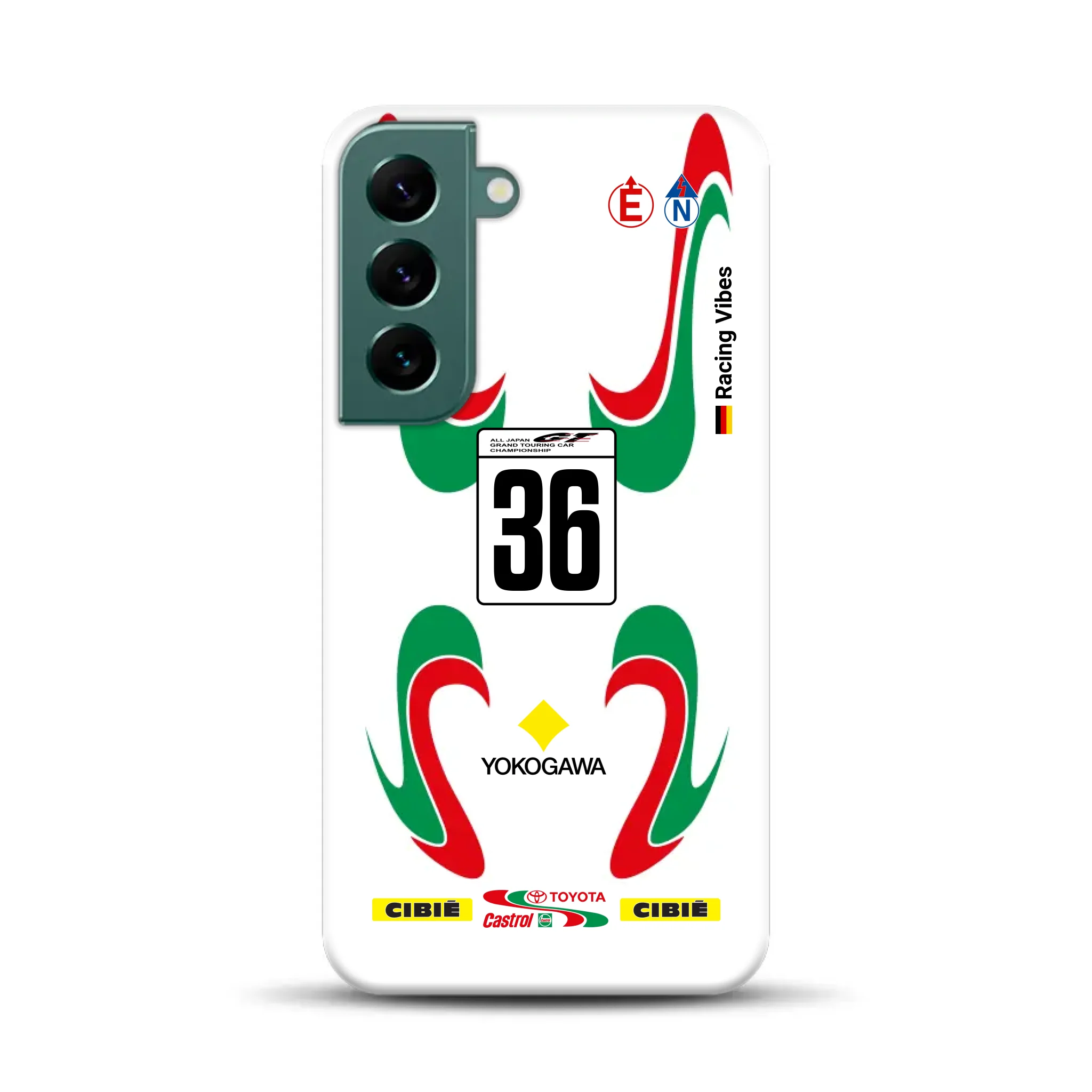Castrol TOM’S Supra GT500 Livery - Individuelle Premium Hülle für Samsung