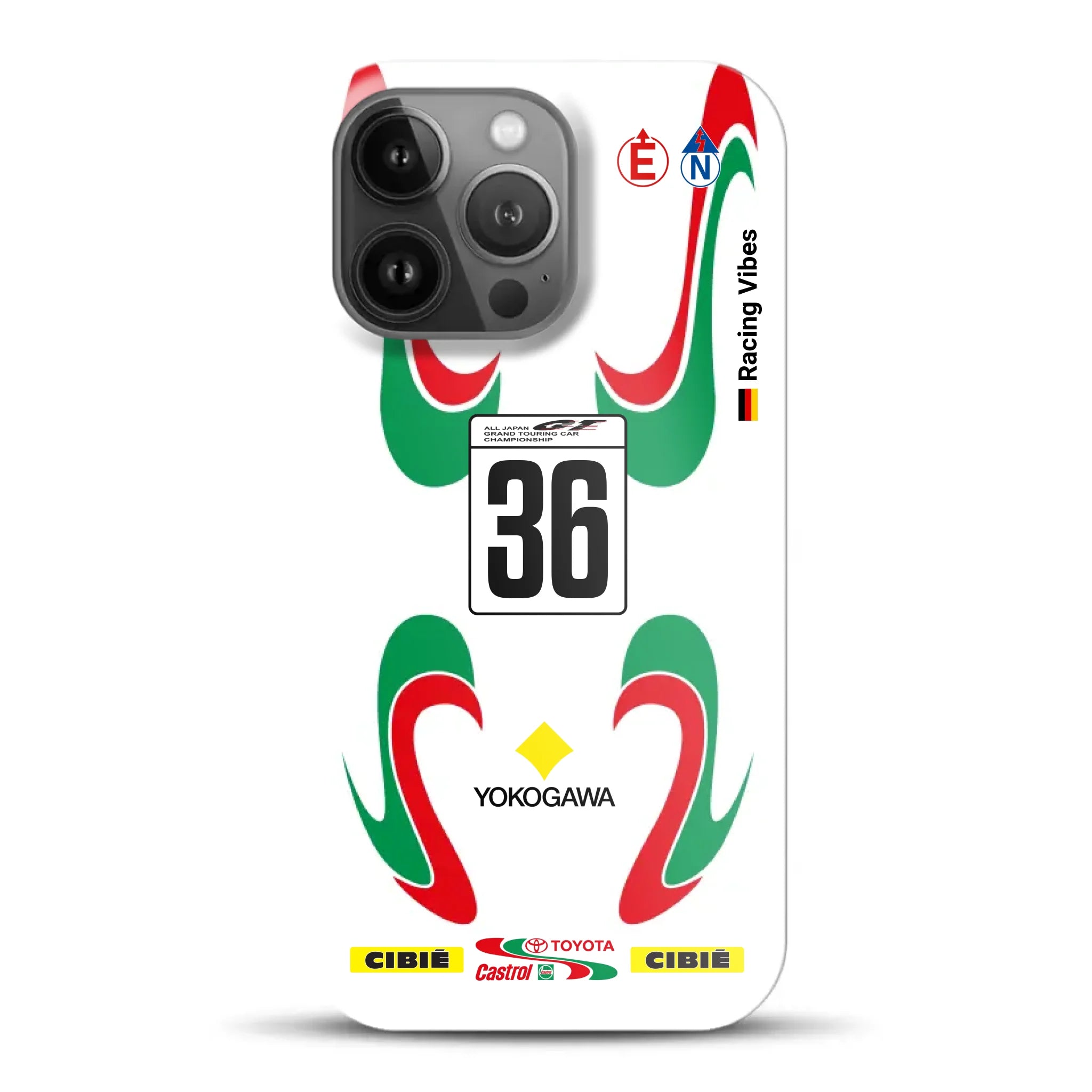 Castrol TOM’S Supra GT500 Livery - Individuelle Hardcase Hülle für iPhone