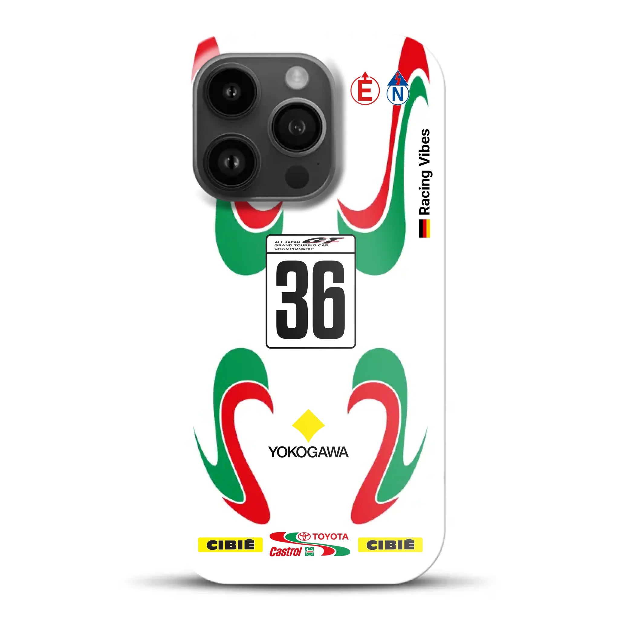 Castrol TOM’S Supra GT500 Livery - Individuelle Hardcase Hülle für iPhone
