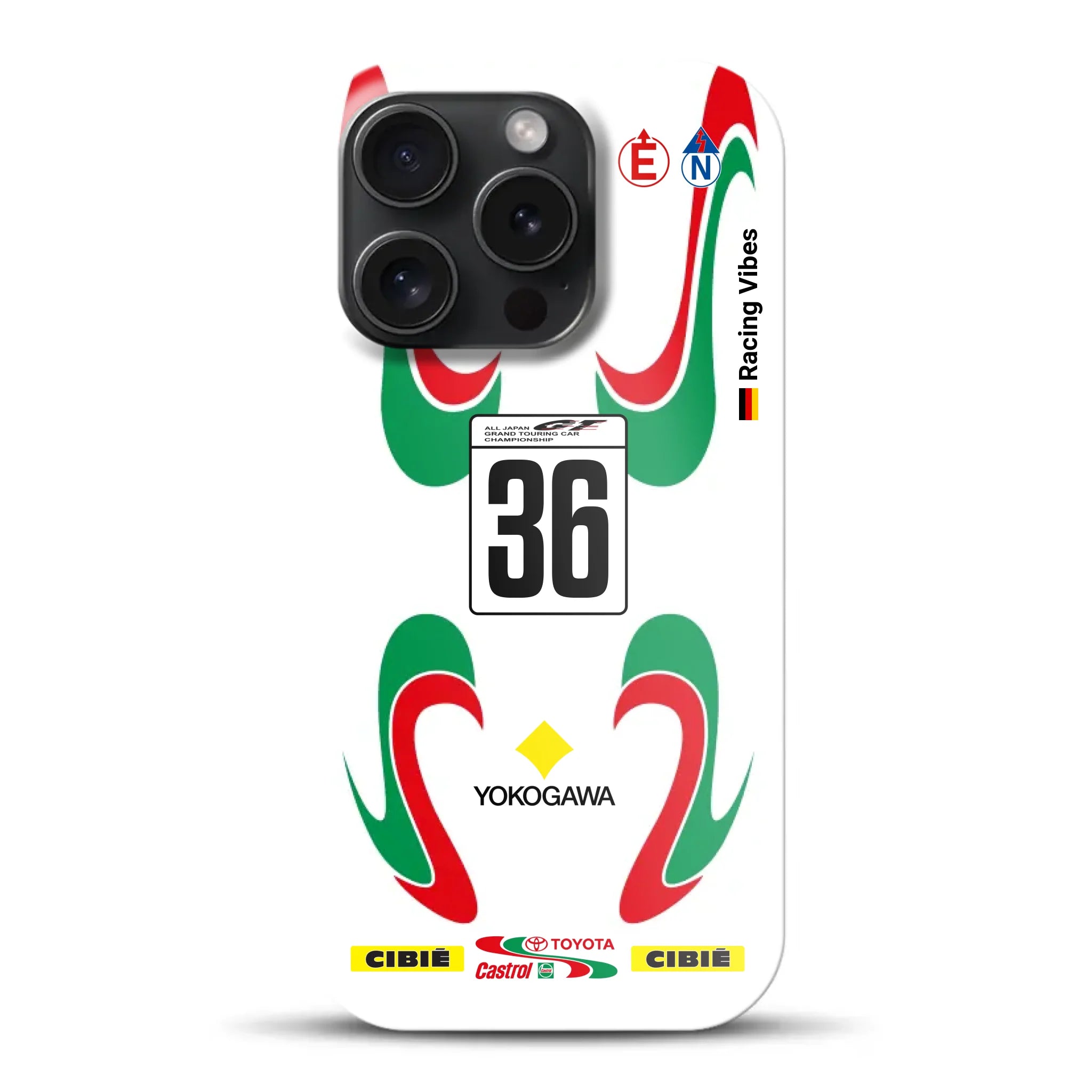 Castrol TOM’S Supra GT500 Livery - Individuelle Hardcase Hülle für iPhone